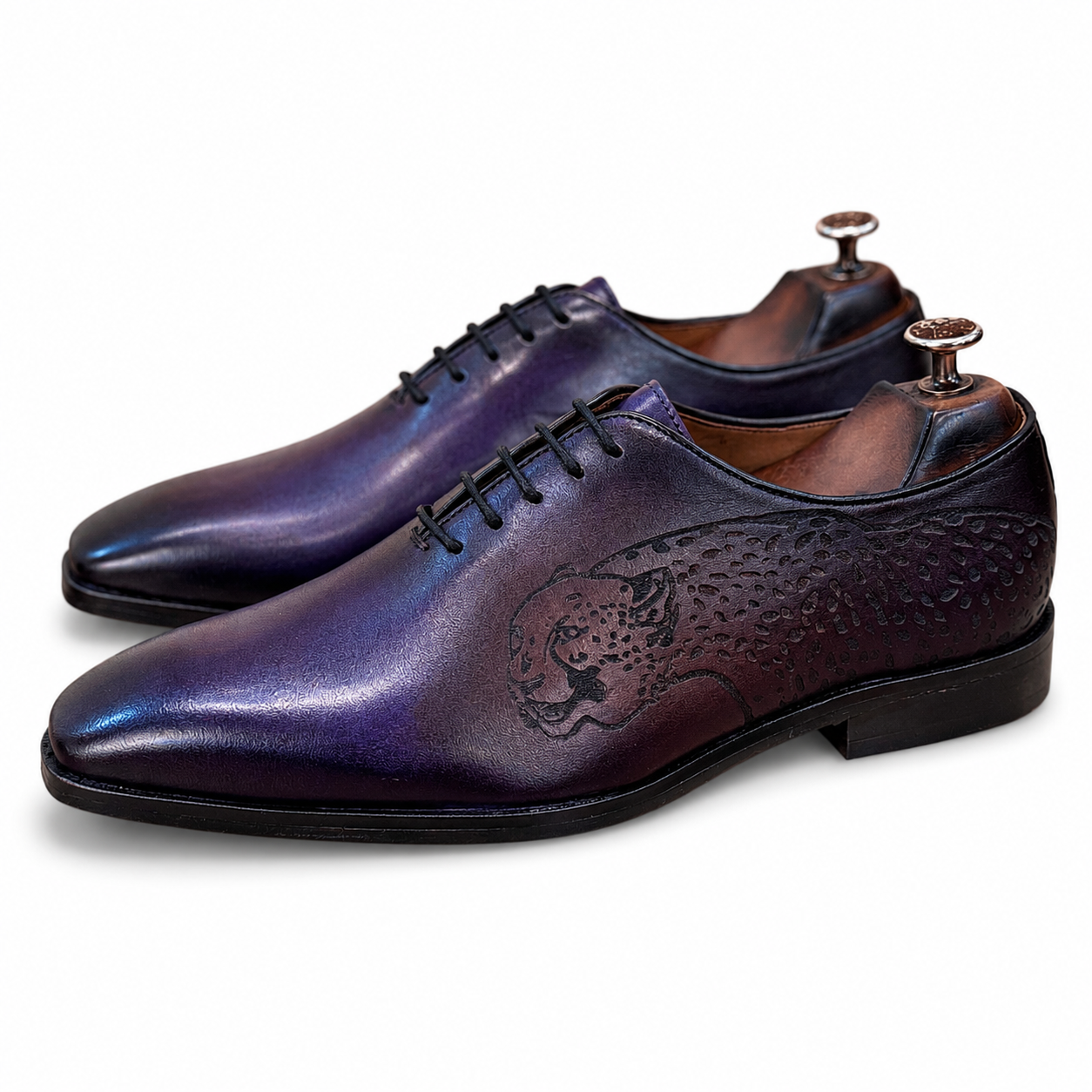 Classic Wholecut Oxford Tiger Hand Patina