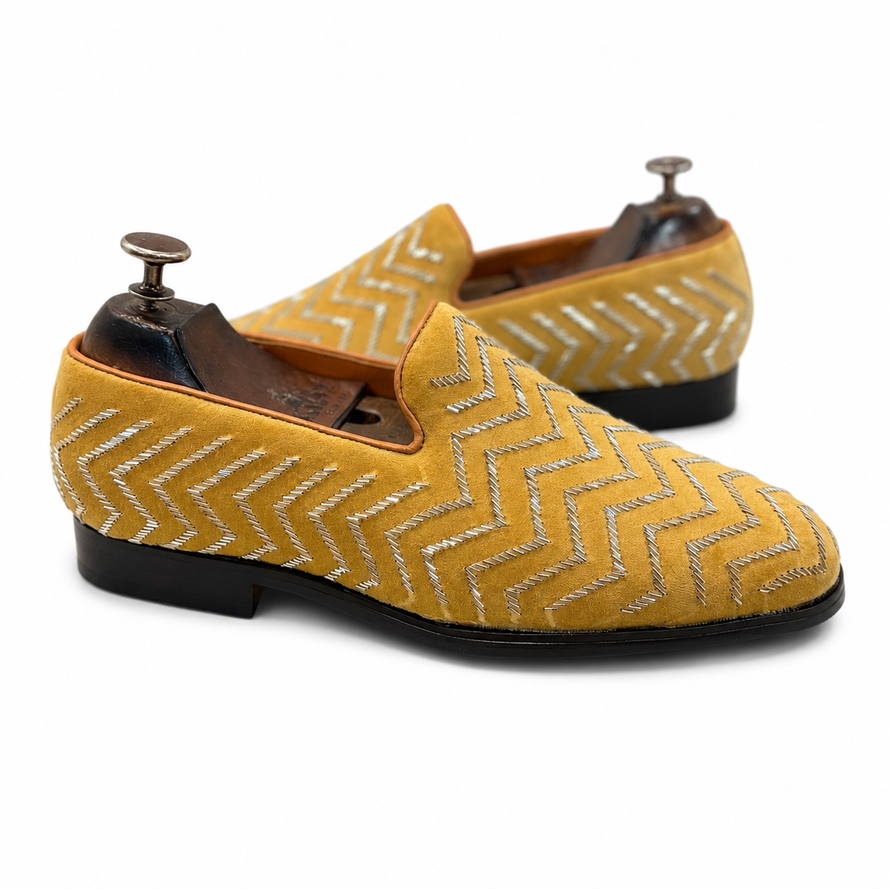 Aurelio Chevron Loafers