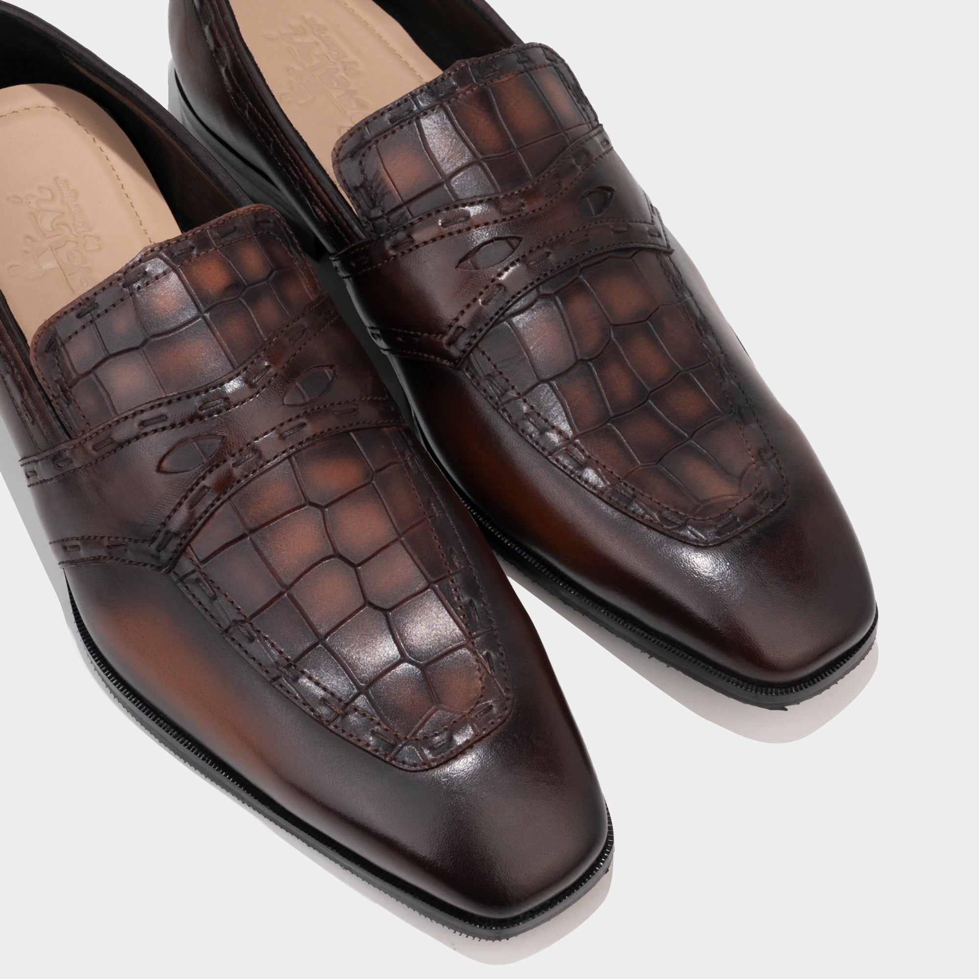 The Baron - Hand Patina Loafers