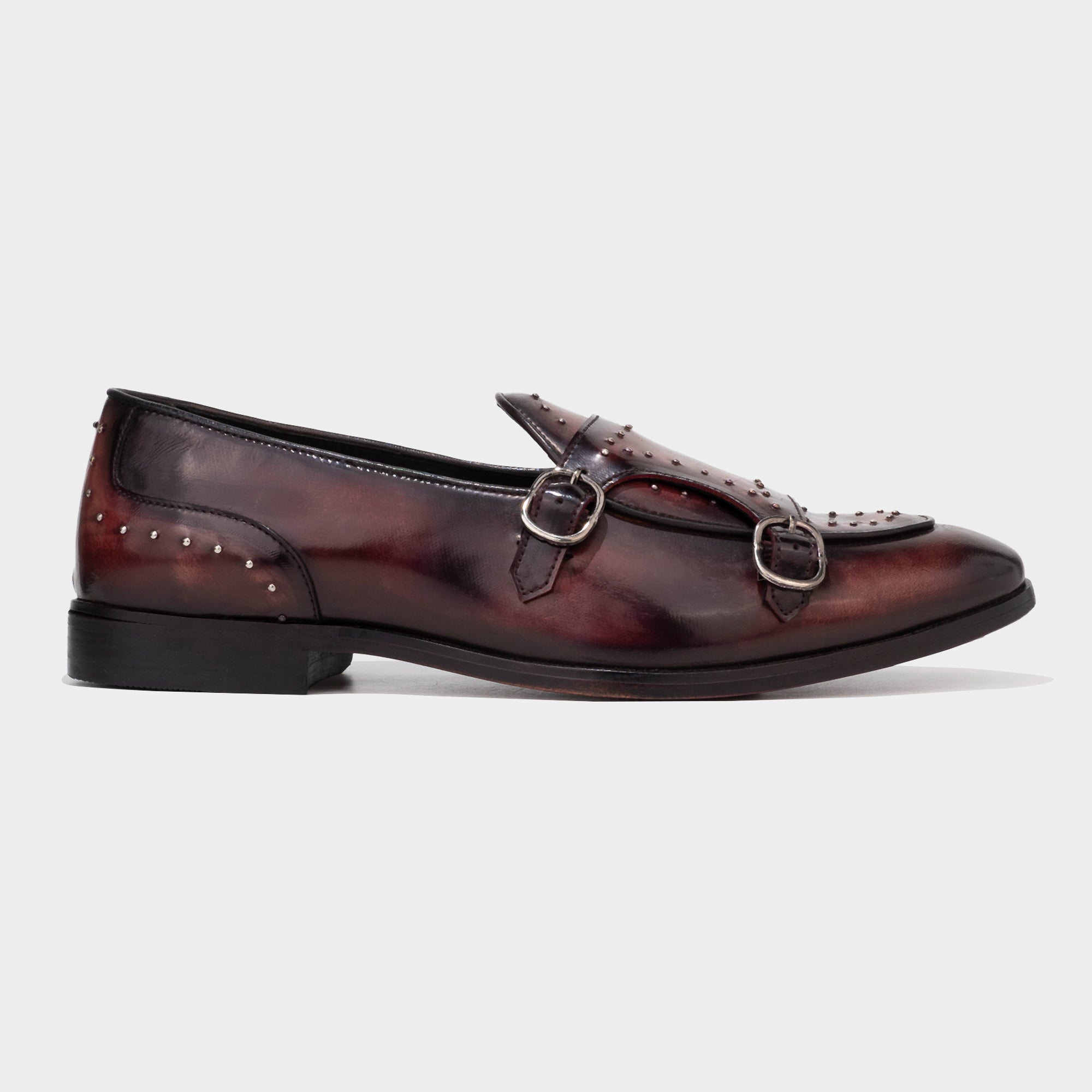Belgian Monk Strap Bordo Bajri