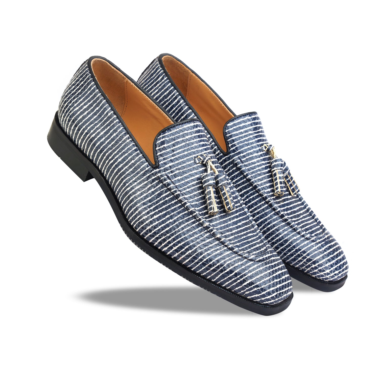 Blue Limited Edition Loafers With Tassels