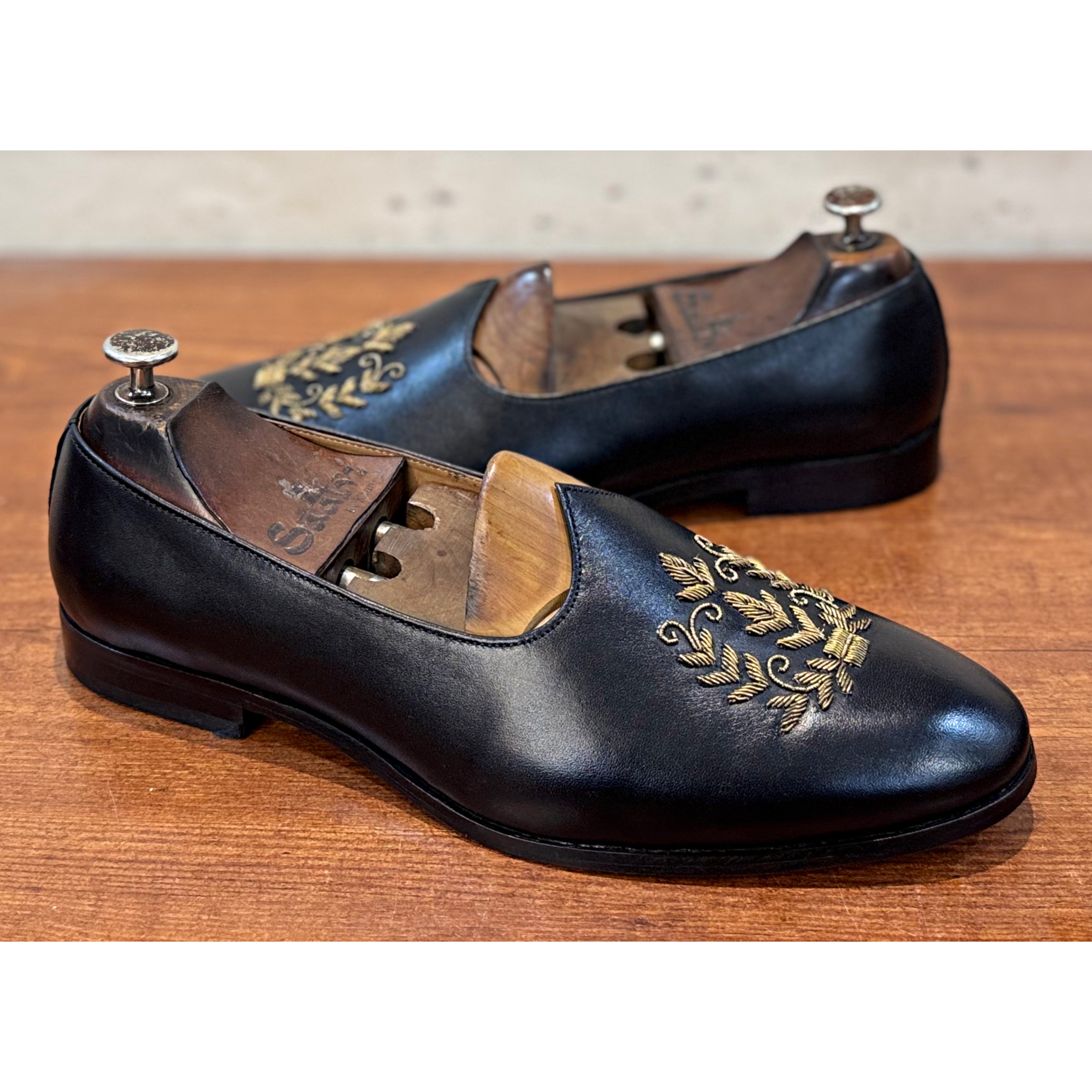 Black Leaf Zardosi Jalsa