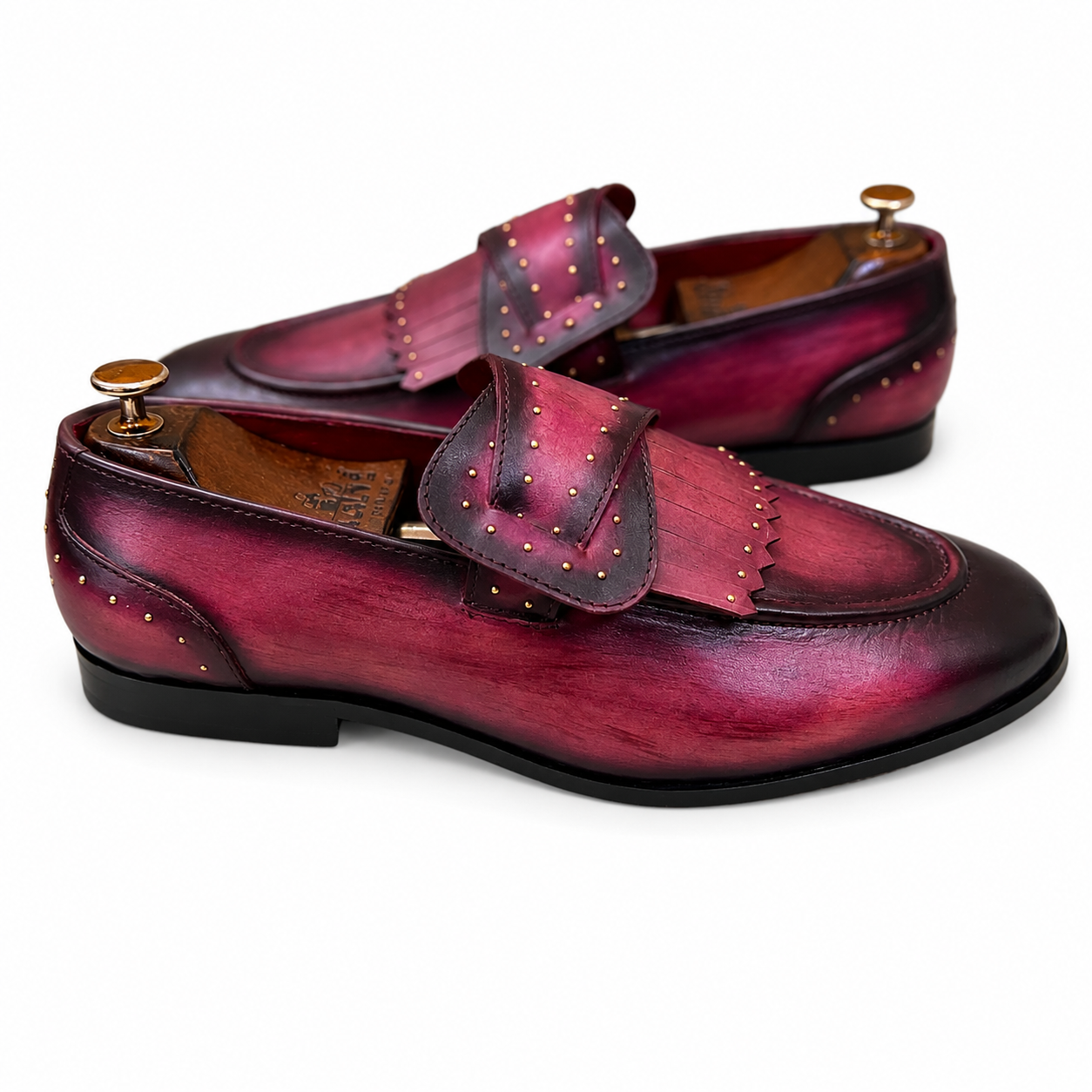 The Bordeaux Monarch Kiltie Loafer