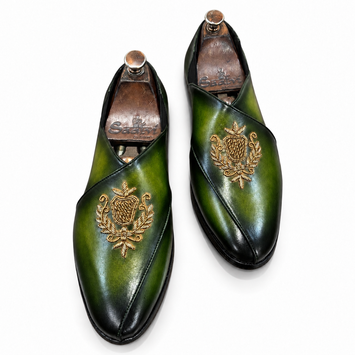 Emerald Crest Dabka Peshawari