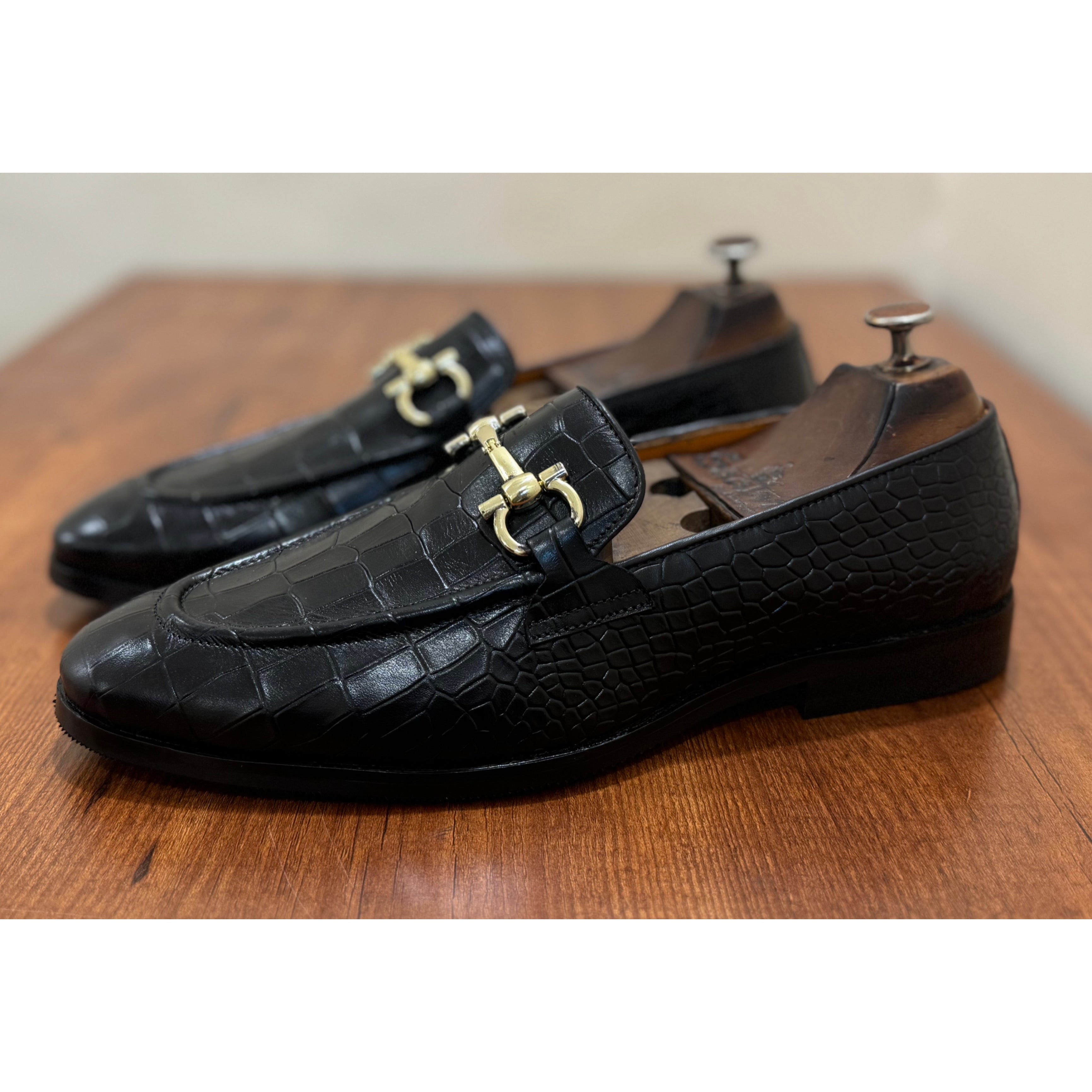 Horsebit Loafers Croco - H