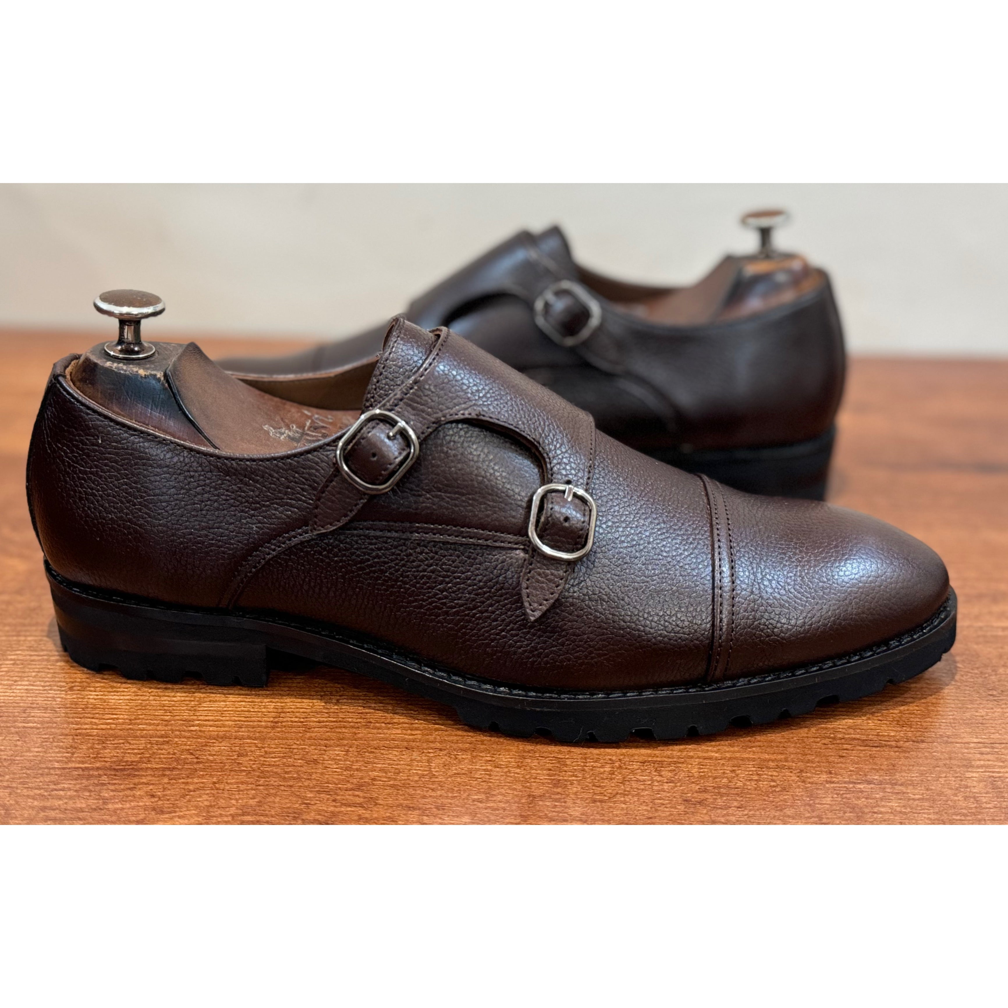 Double Monk Strap Light Weight Sole