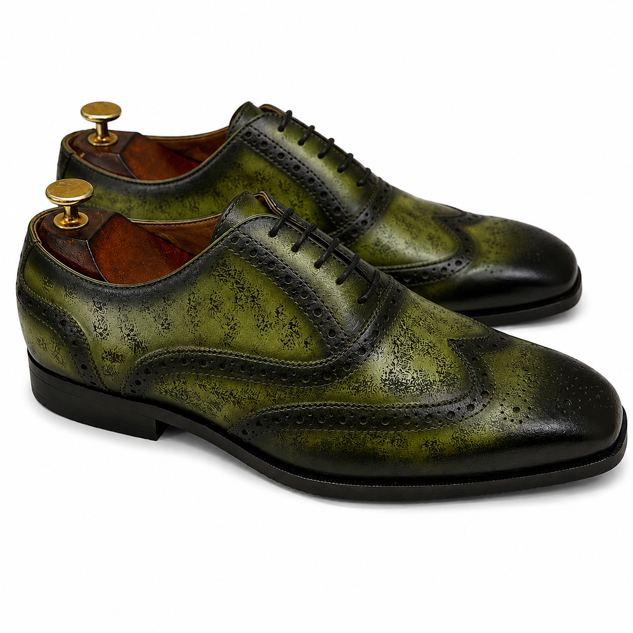 Emerald Sovereign Wingtip Oxfords