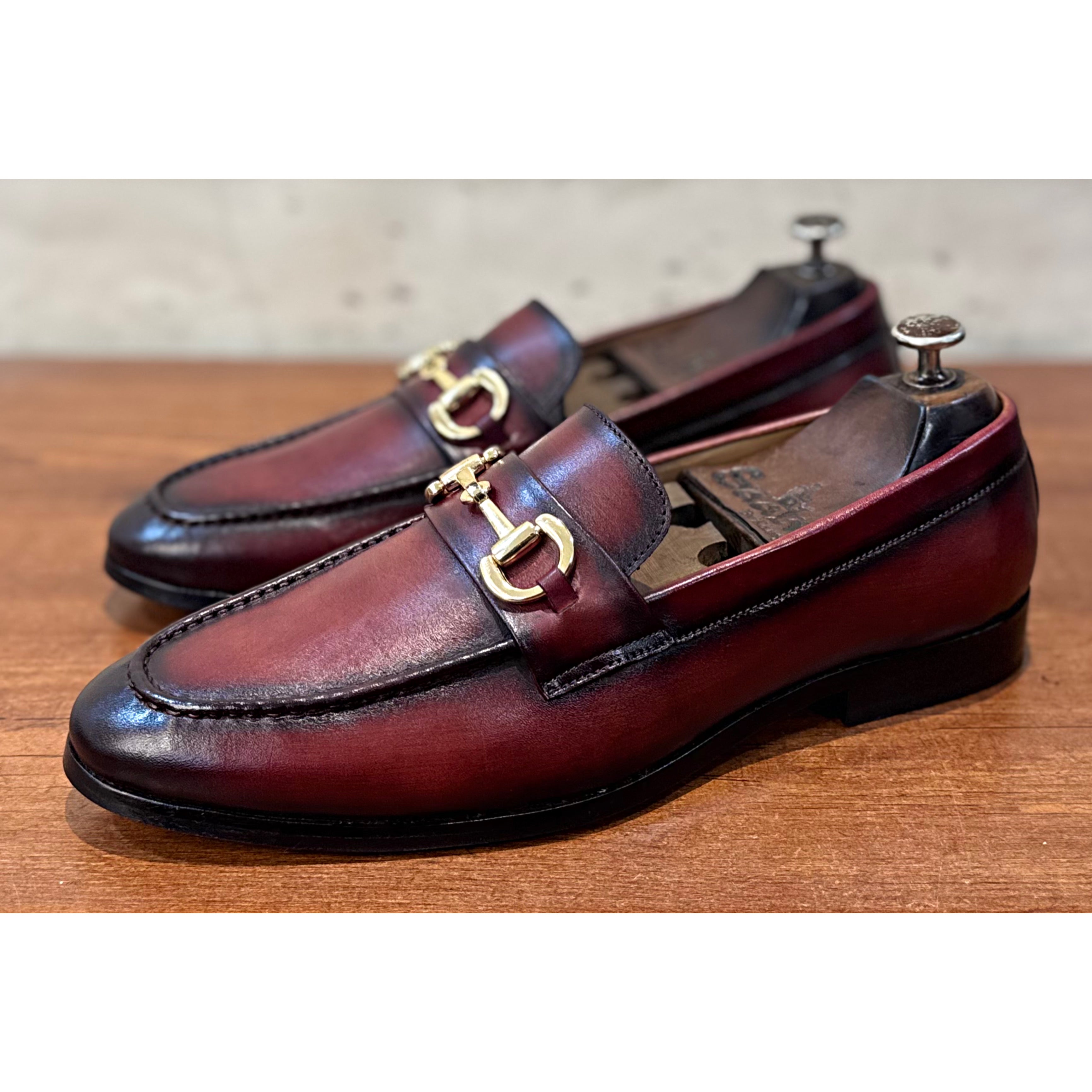 Oxblood Italian Bit Loafers