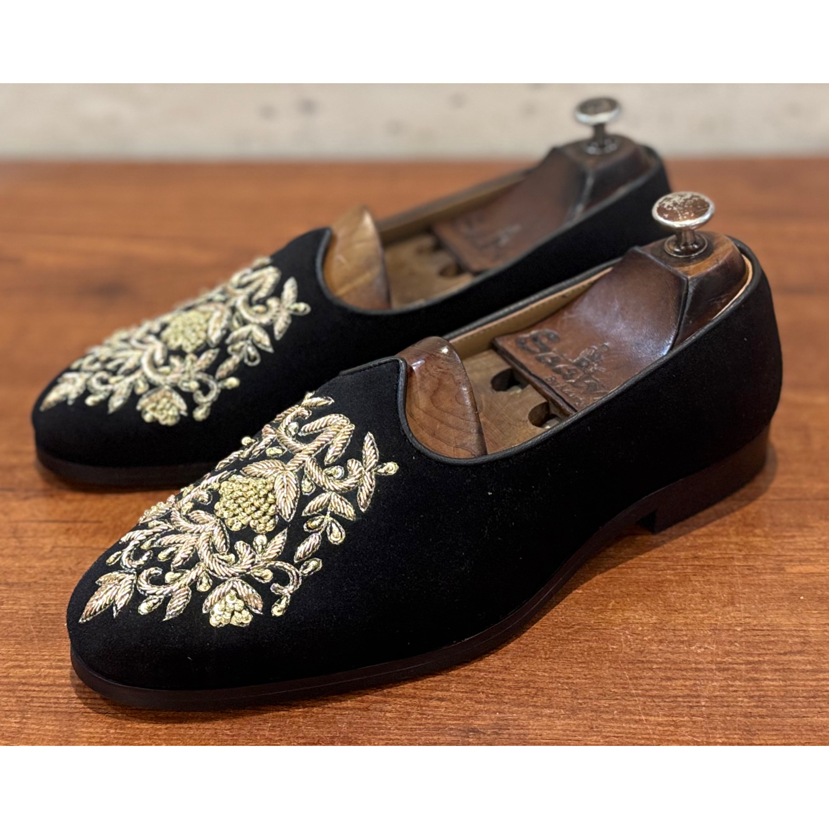 Black Velvet With Zardosi Embroidery