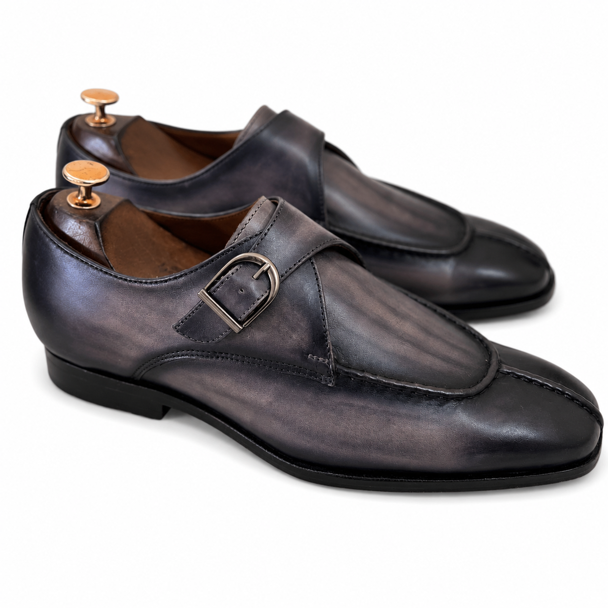 Ashbourne Patina Monk – Grey