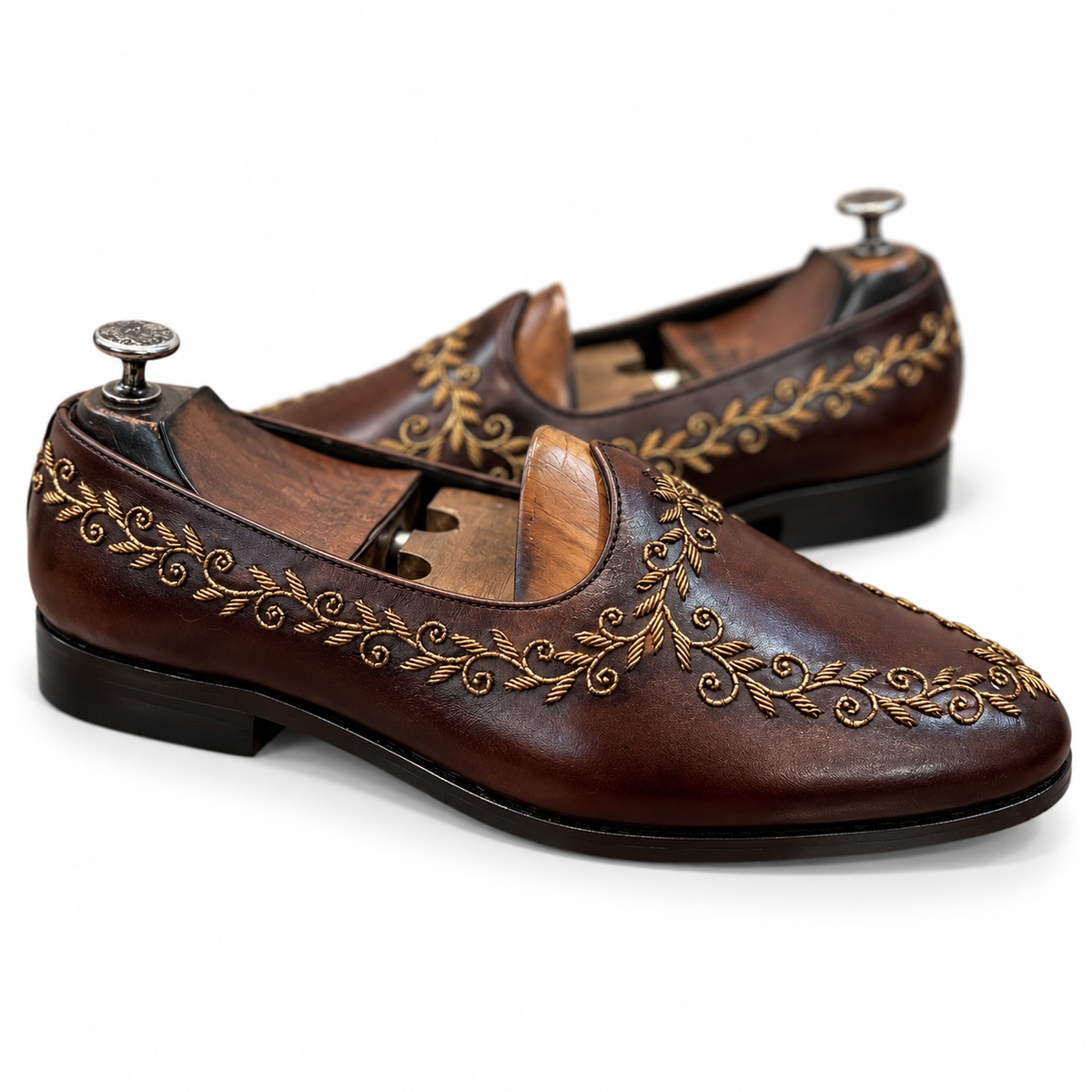 Bail Heritage Brown Leather Jutti