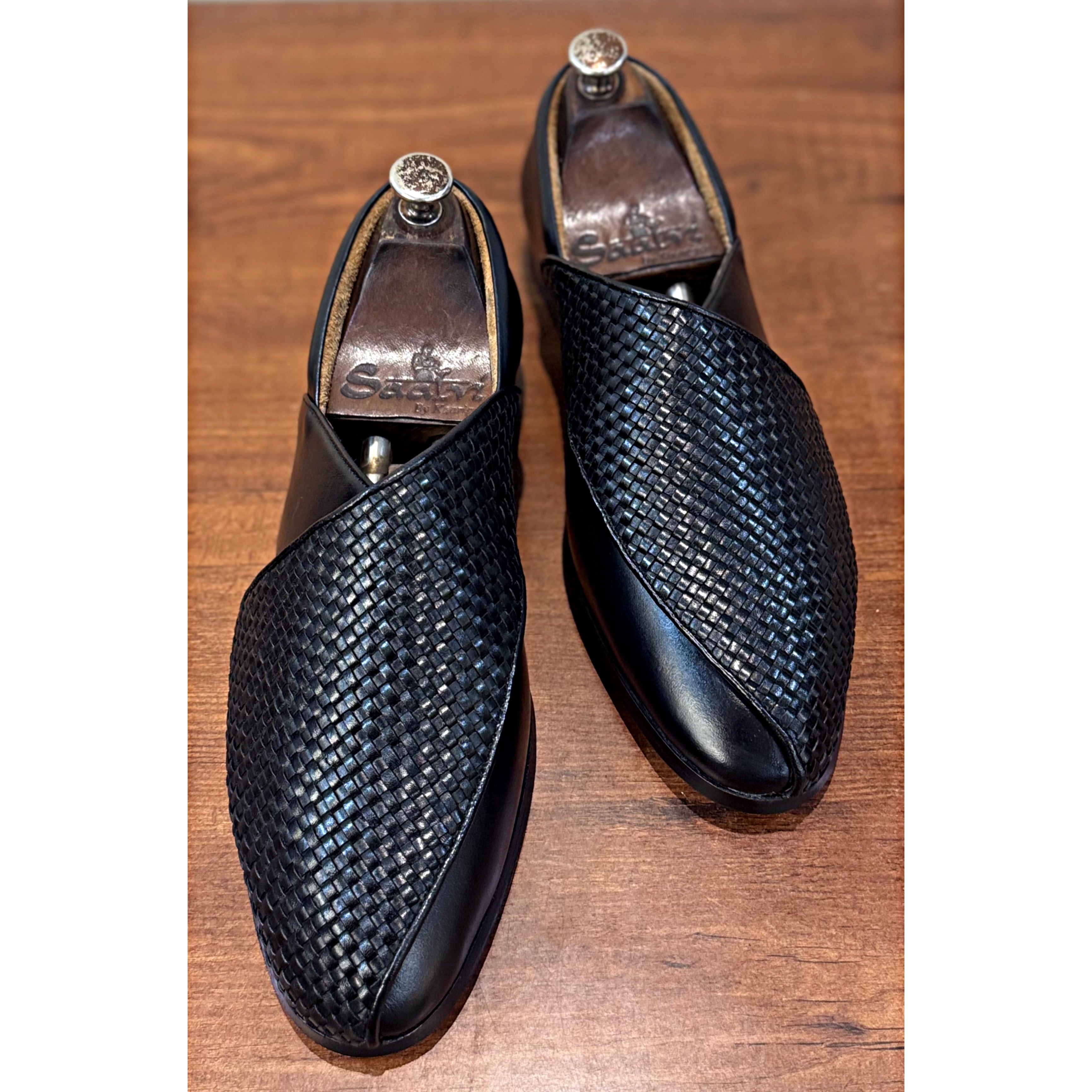 Black Peshawari Weave