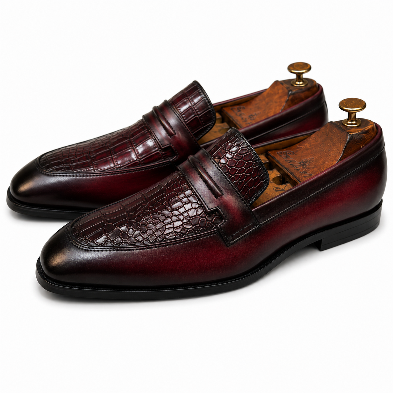 The Bordeaux Royale Penny Loafer