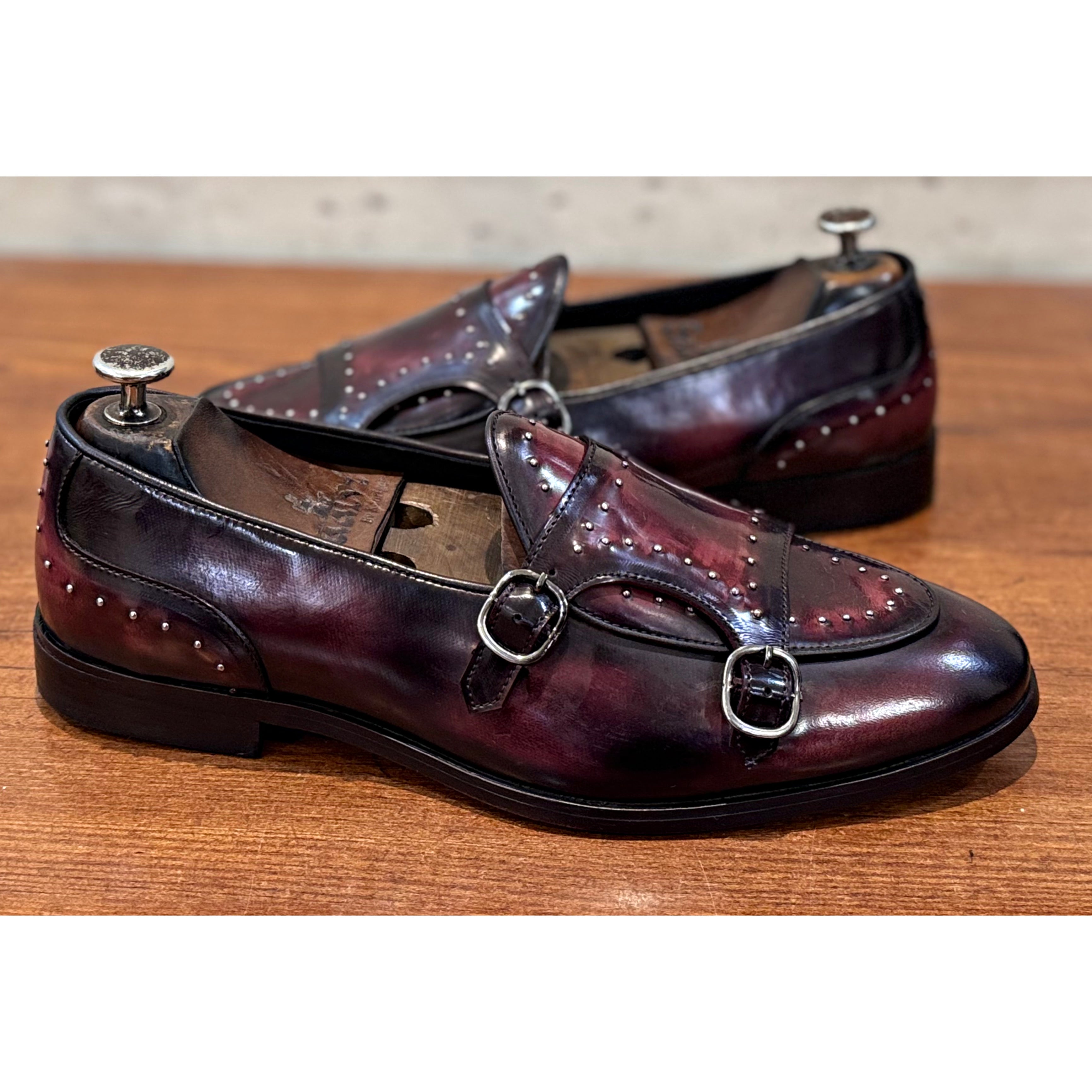 Belgian Monk Strap Bordo Bajri