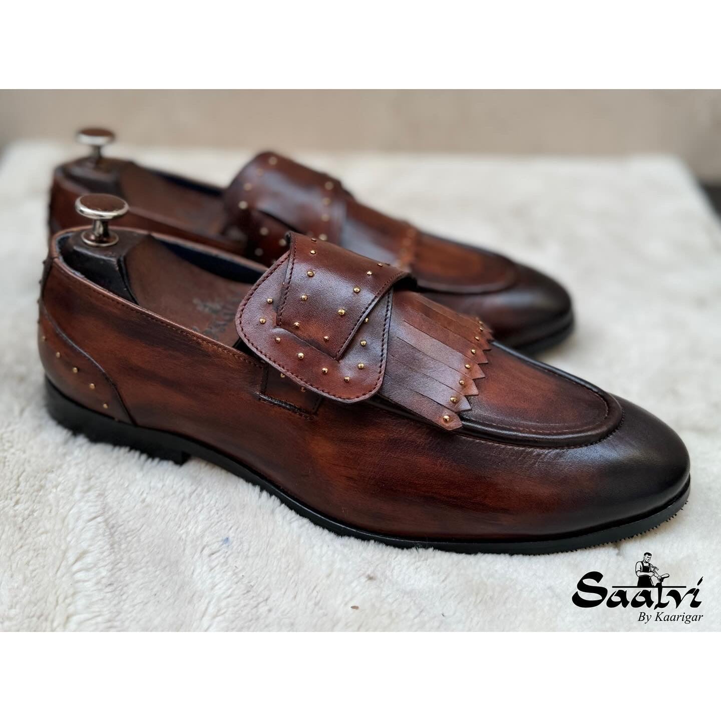 Butterfly Loafers Bajri Hand Patina