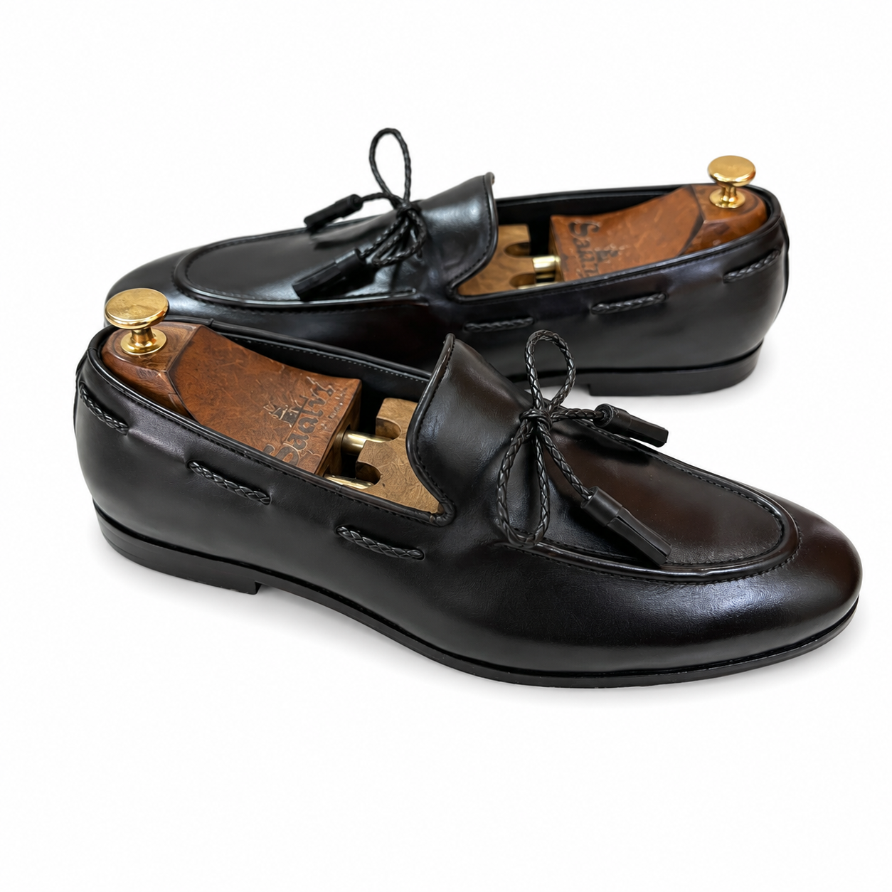 The Noir Royale Tassel Loafer