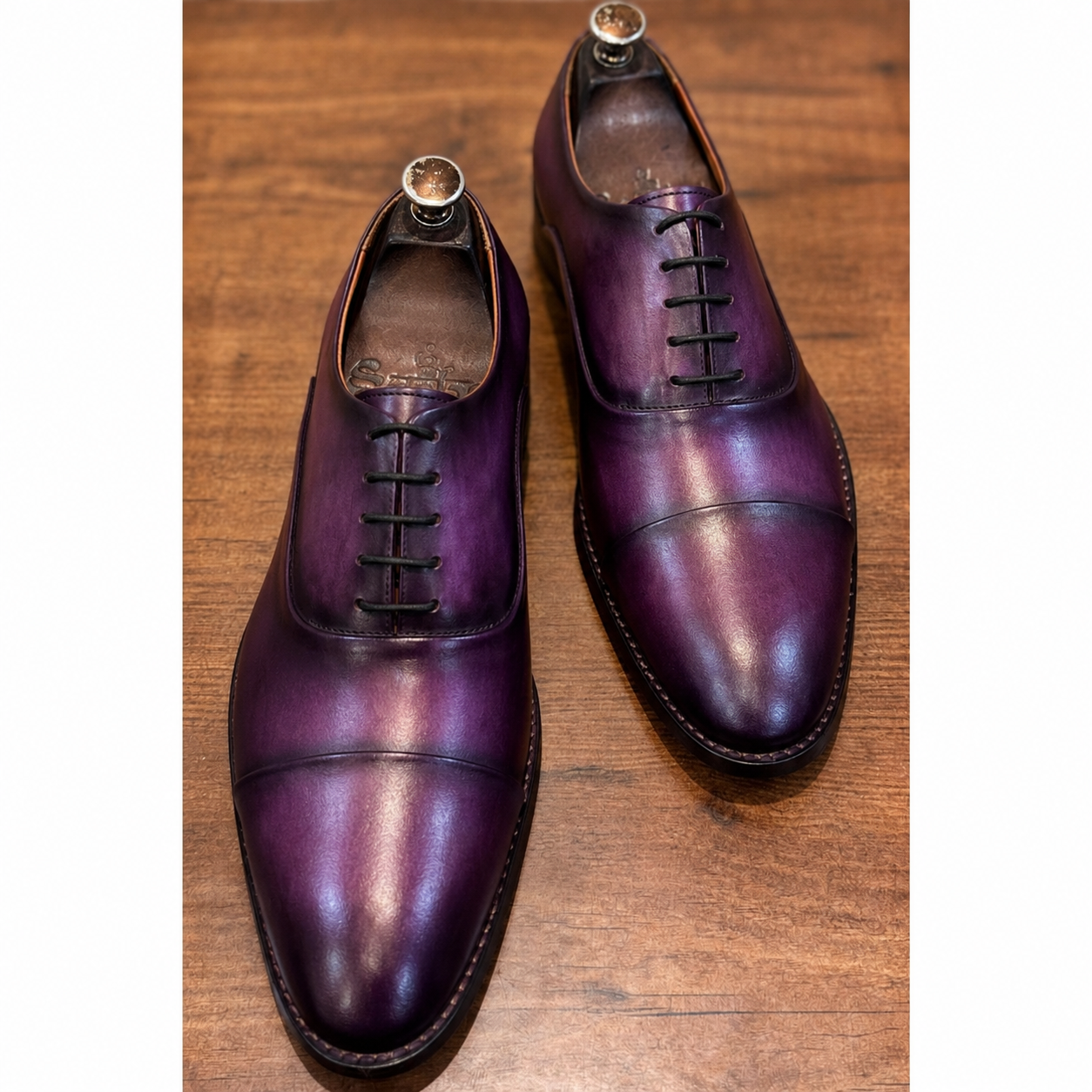 The Amethyst – Royal Violet Cap Toe Oxford