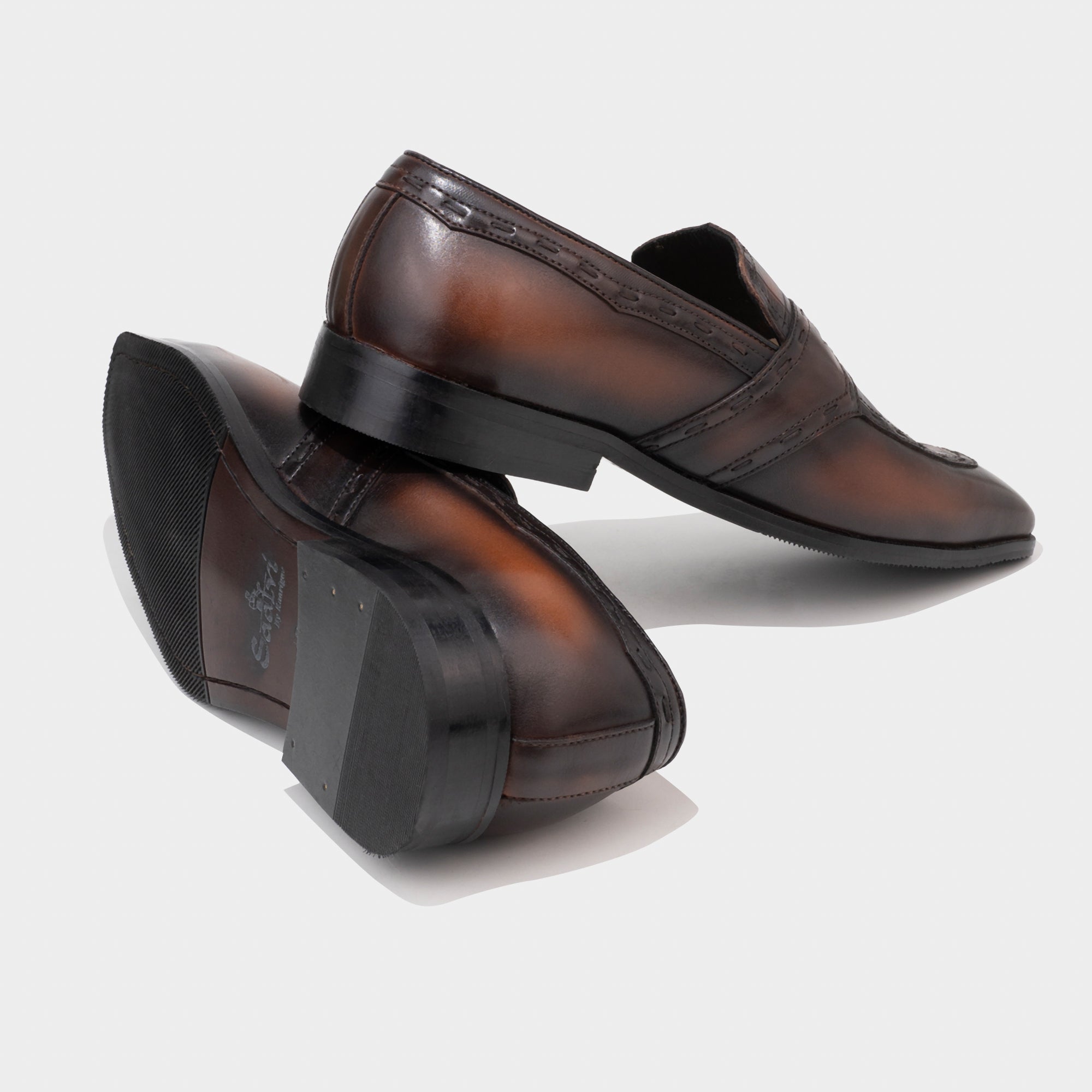 The Baron - Hand Patina Loafers