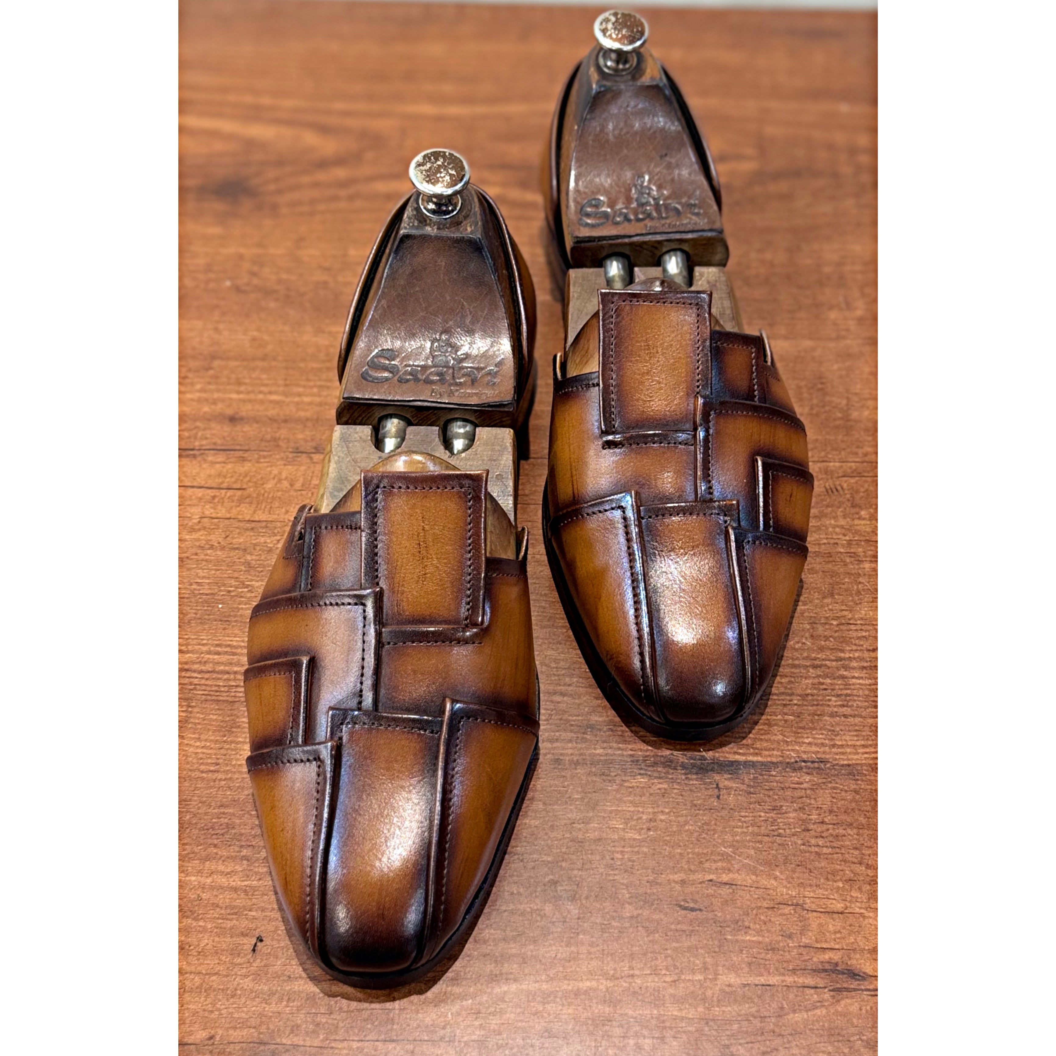 Zahen Sandals Hand Patina