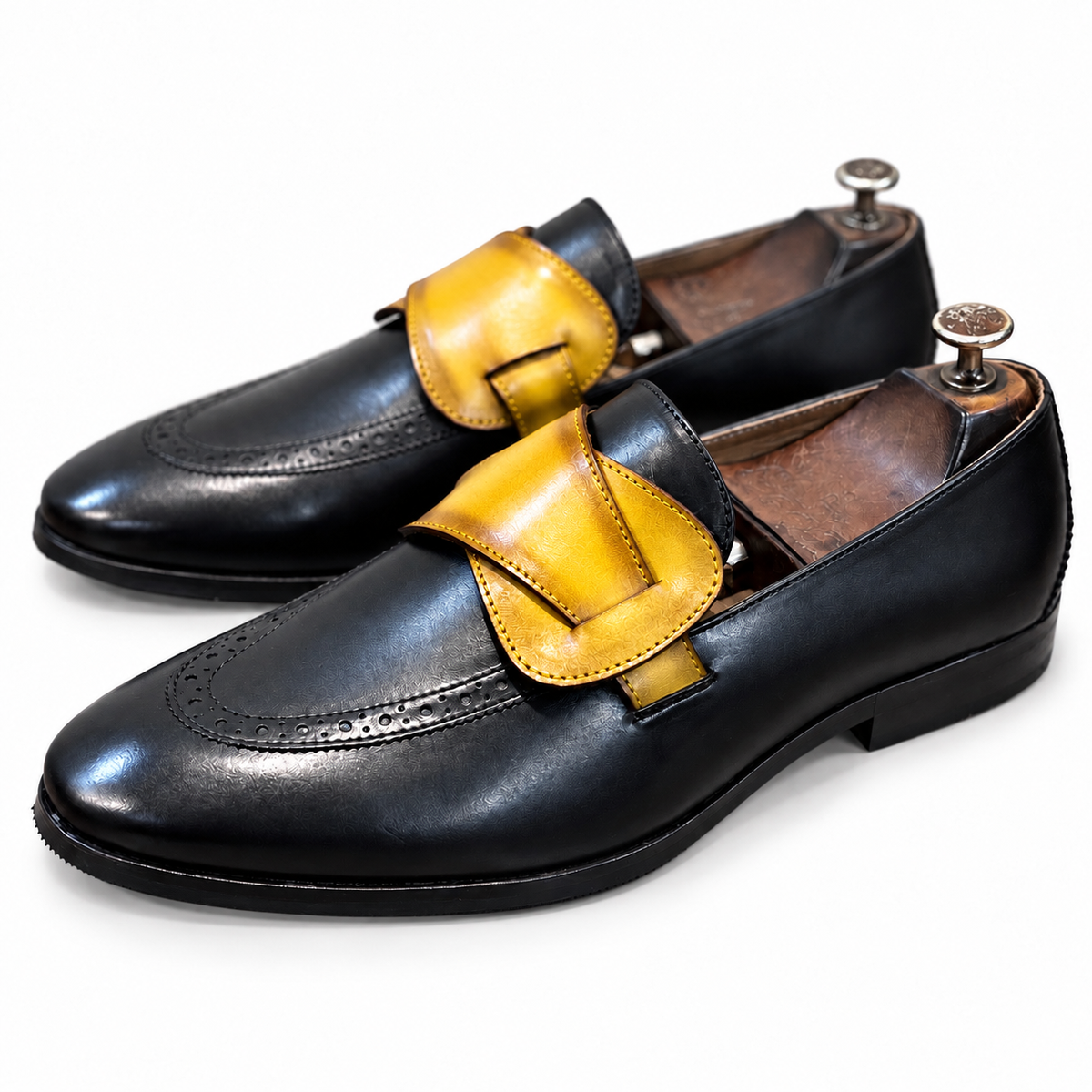 Noir Saffron Butterfly Loafers