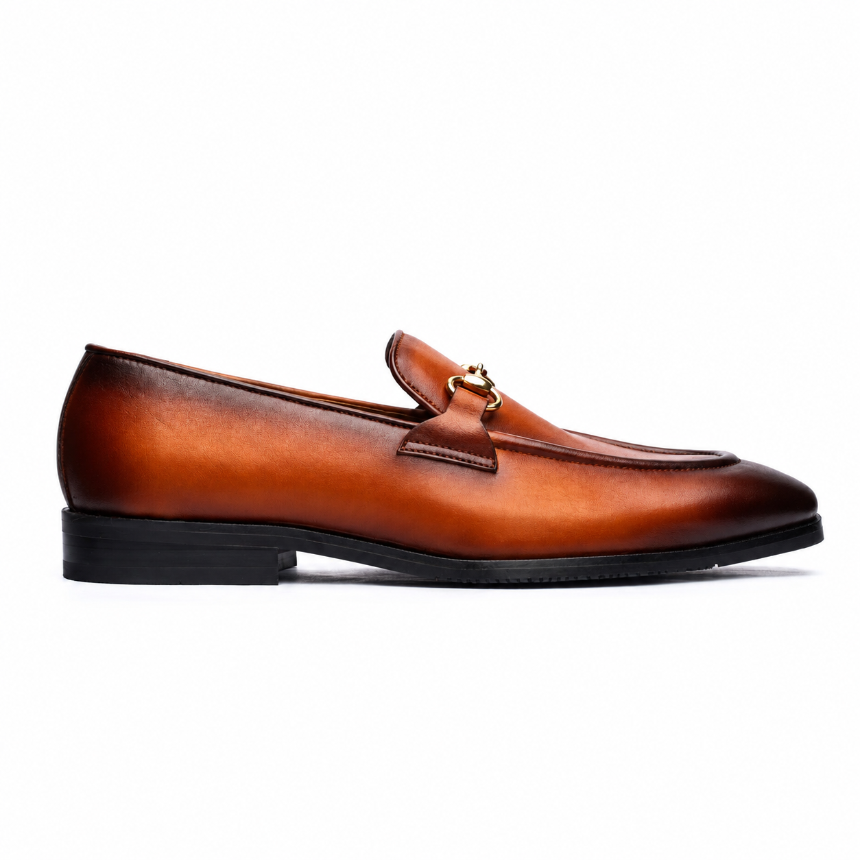 The Firenze Cognac Horsebit Loafers
