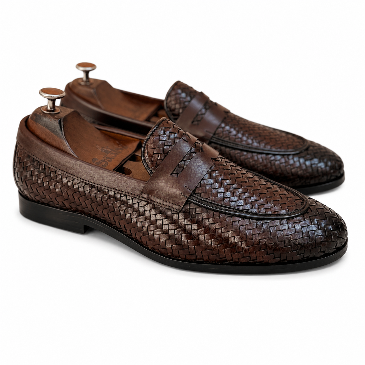 Milano Intreccio Penny Loafers