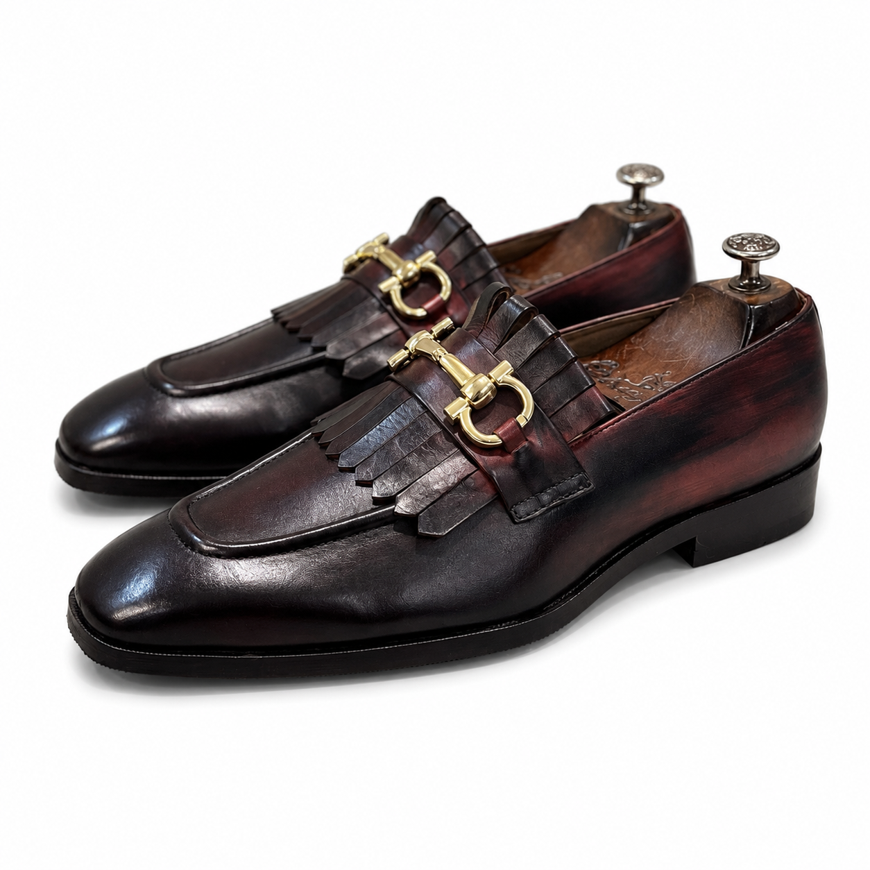 Bordeaux Regent Kiltie Loafers