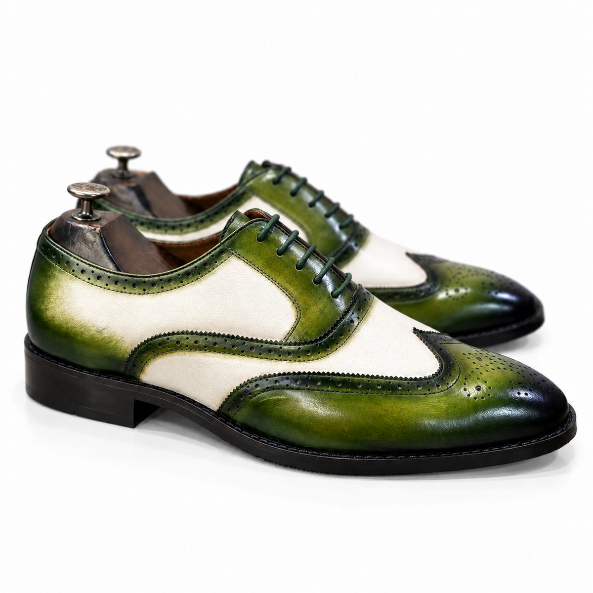Saalvi Verdant Prestige Wingtip Oxfords