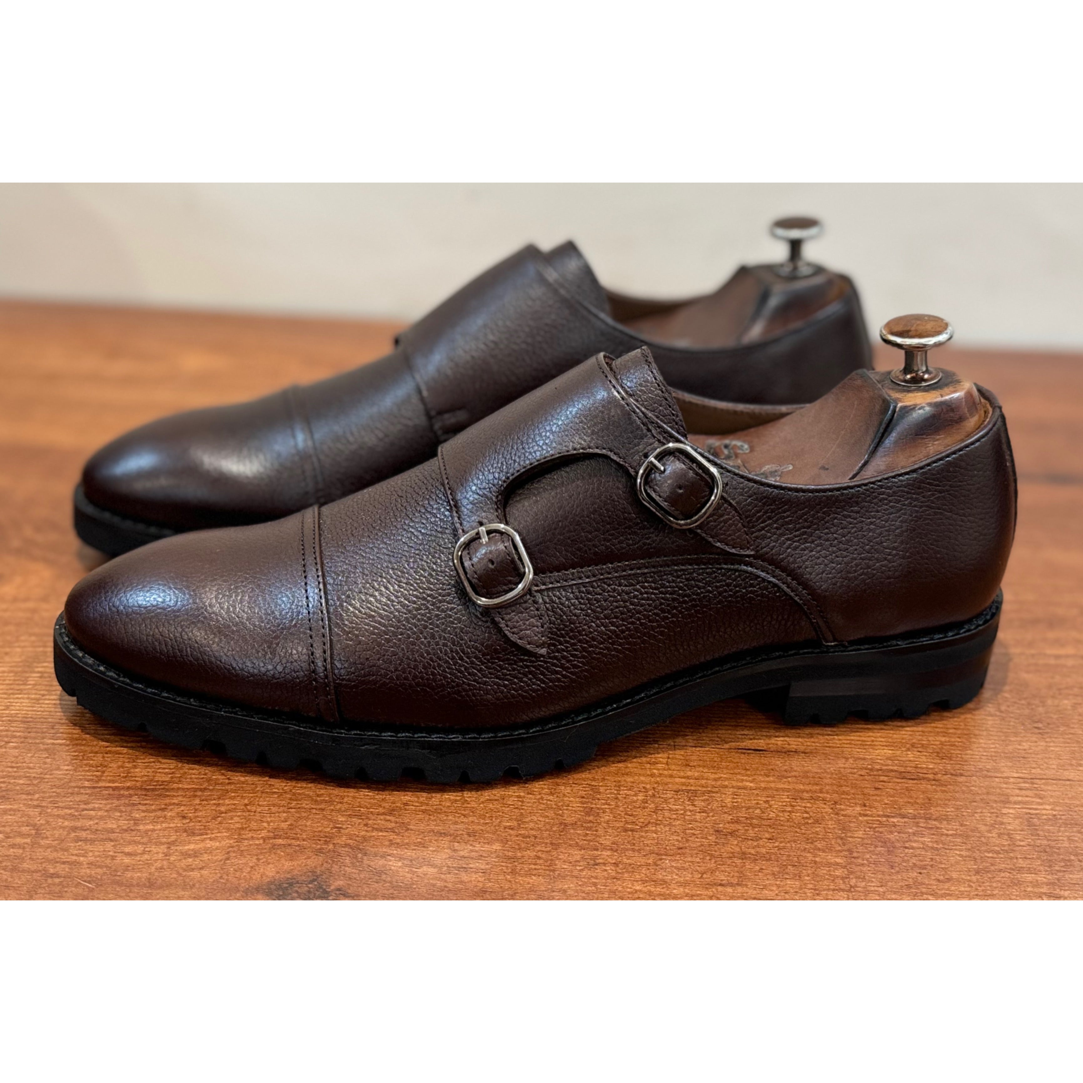 Double Monk Strap Light Weight Sole