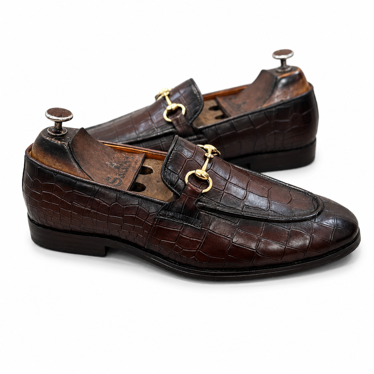 The Imperial Croco Horsebit Loafer