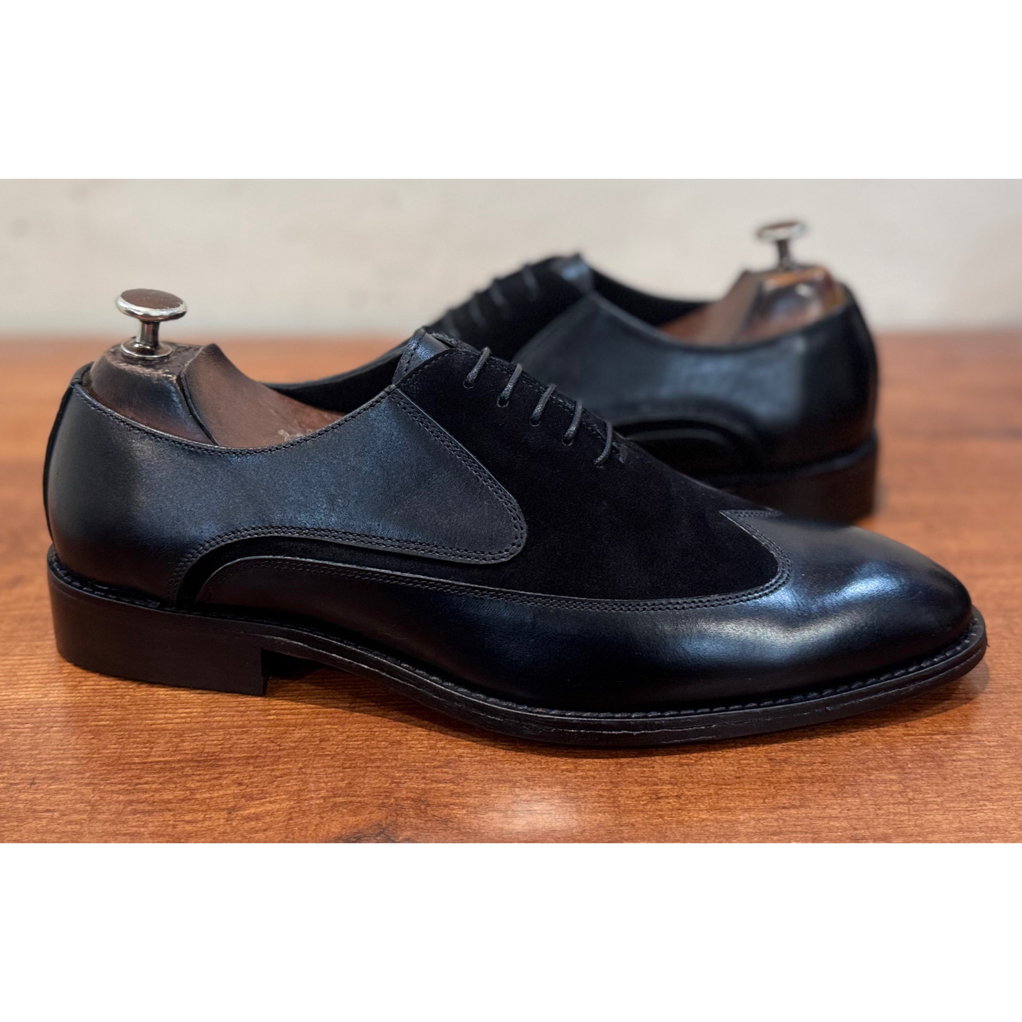 Wingtip Black Oxfords