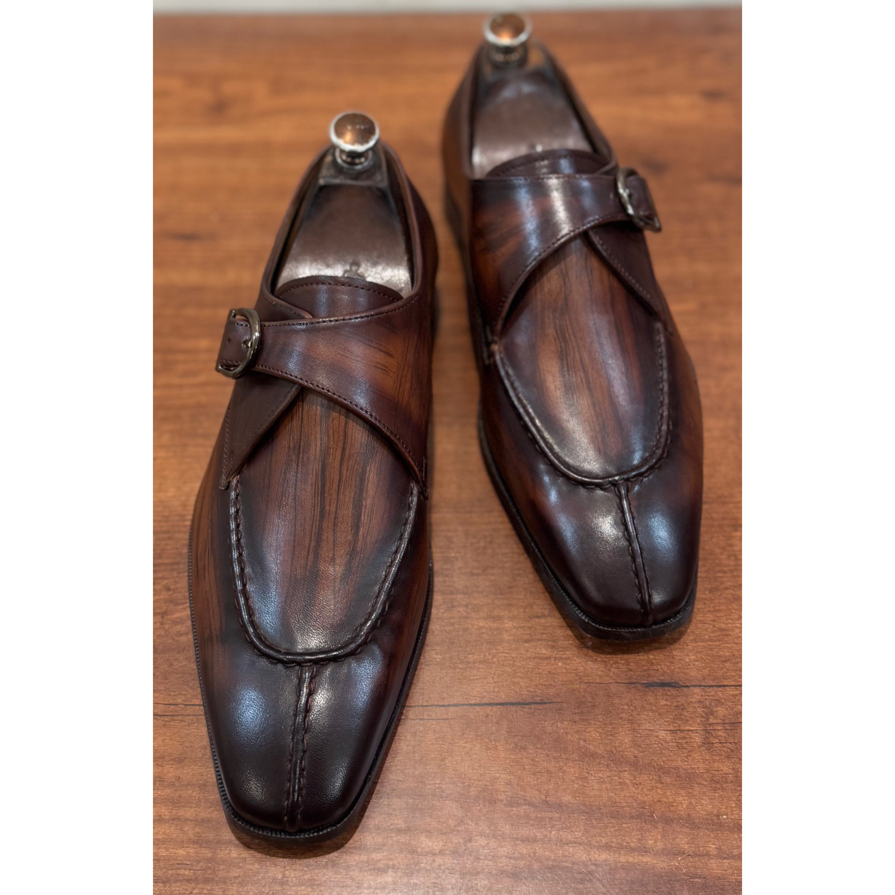 Single Monk Strap Hand finished