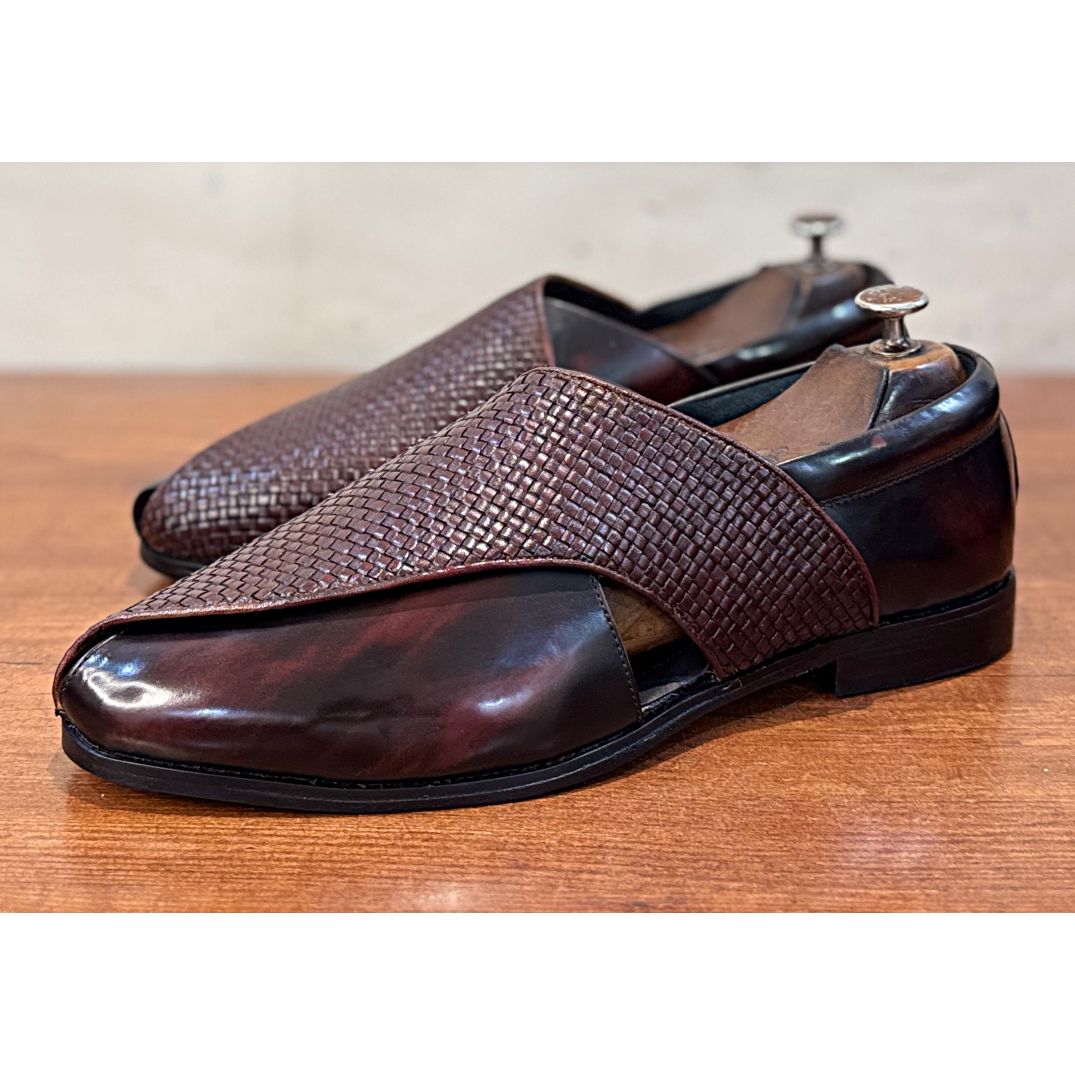 Brown Brushoff Peshwari Sandals