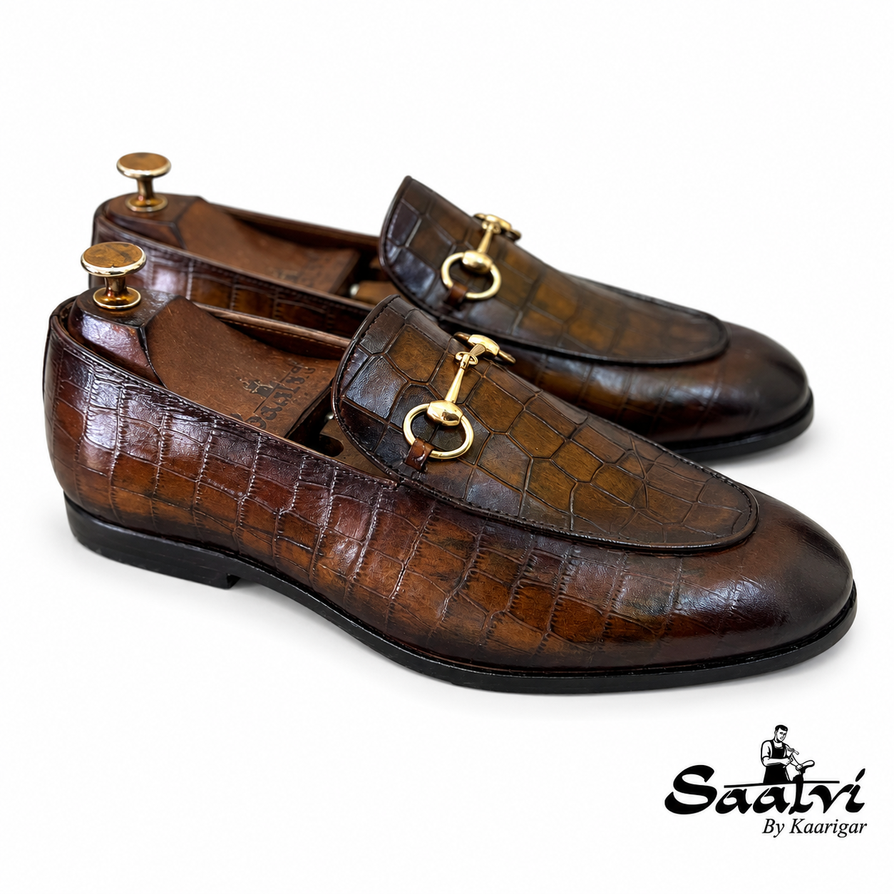 The Imperial Croco Horsebit Loafer