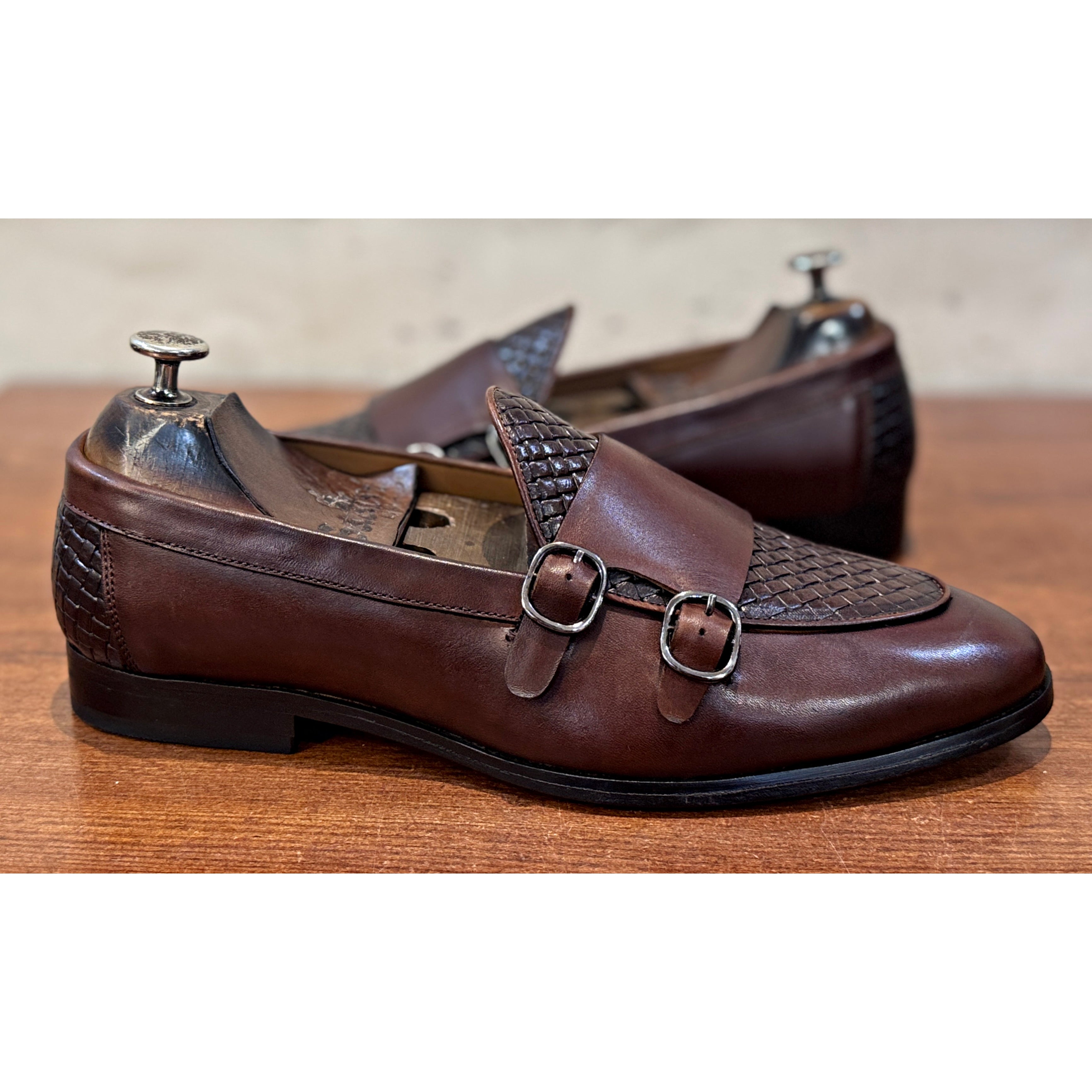 Imperial Woven Double Monk – Espresso Brown
