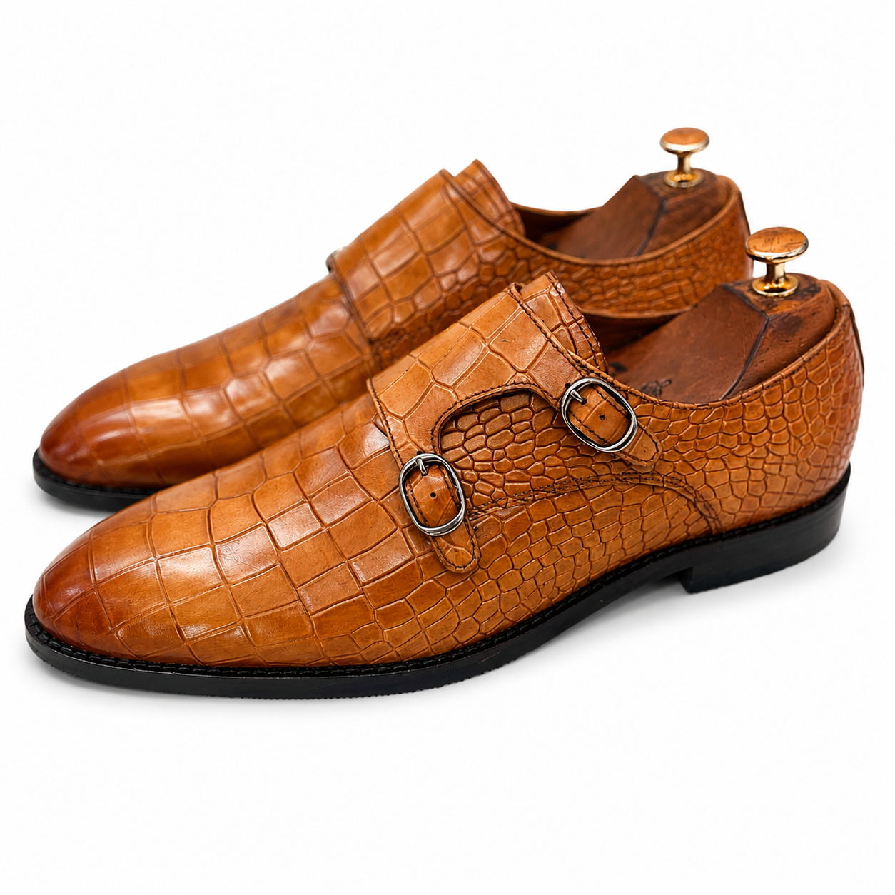 Monarch Croco Double Monk