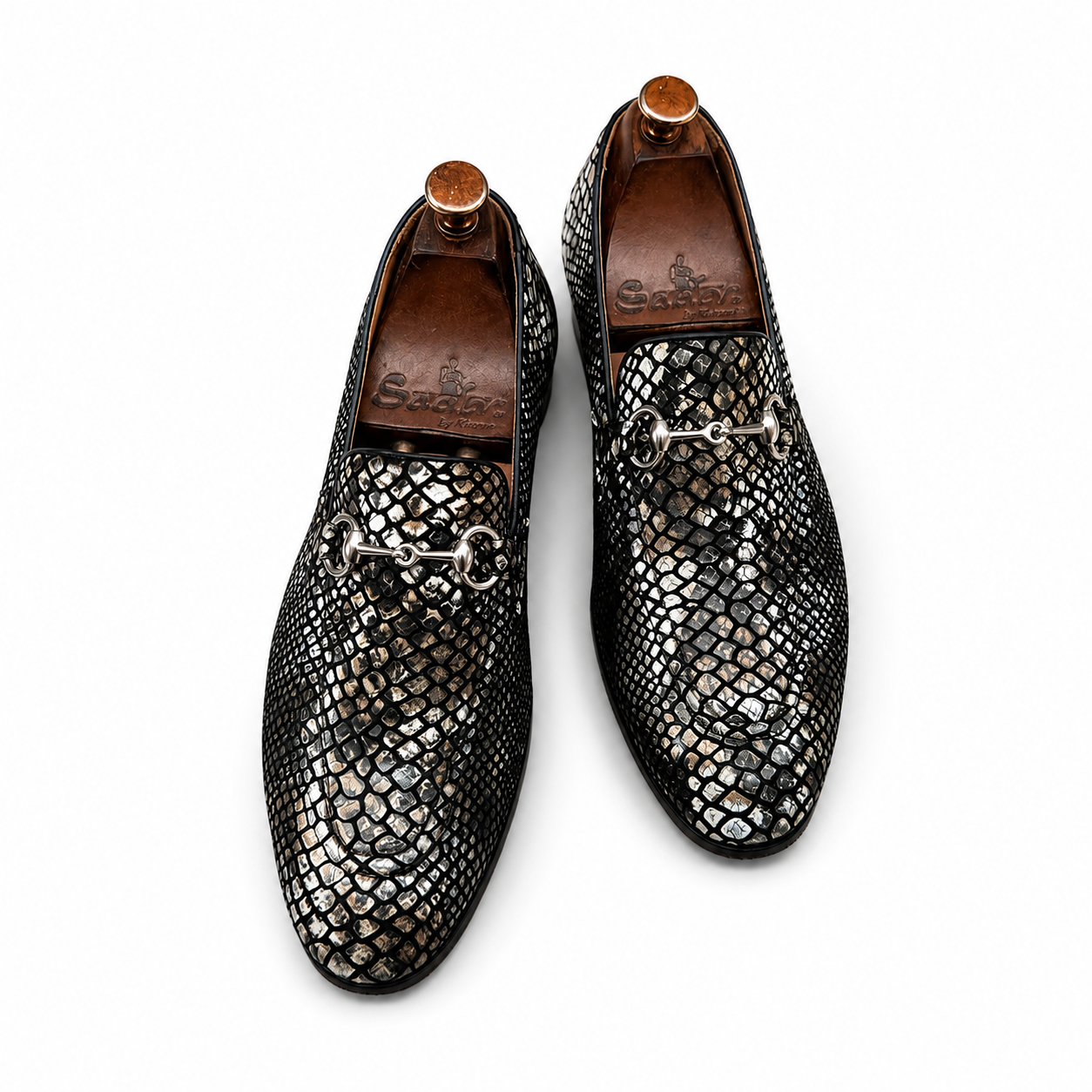 Obsidian Serpent Horsebit Loafers