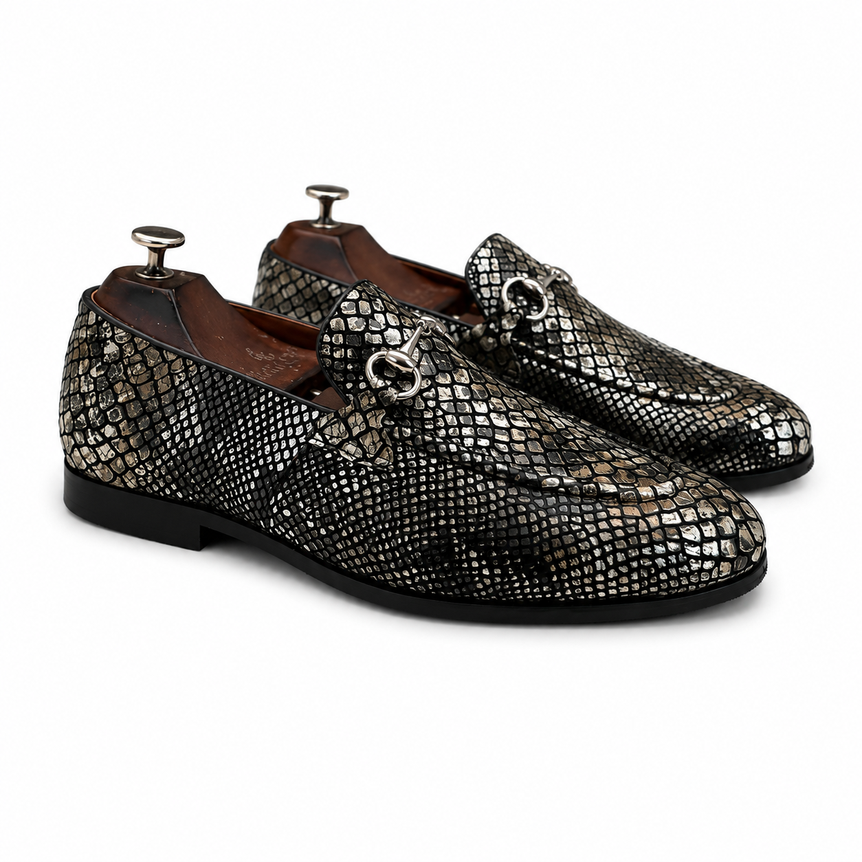 Obsidian Serpent Horsebit Loafers