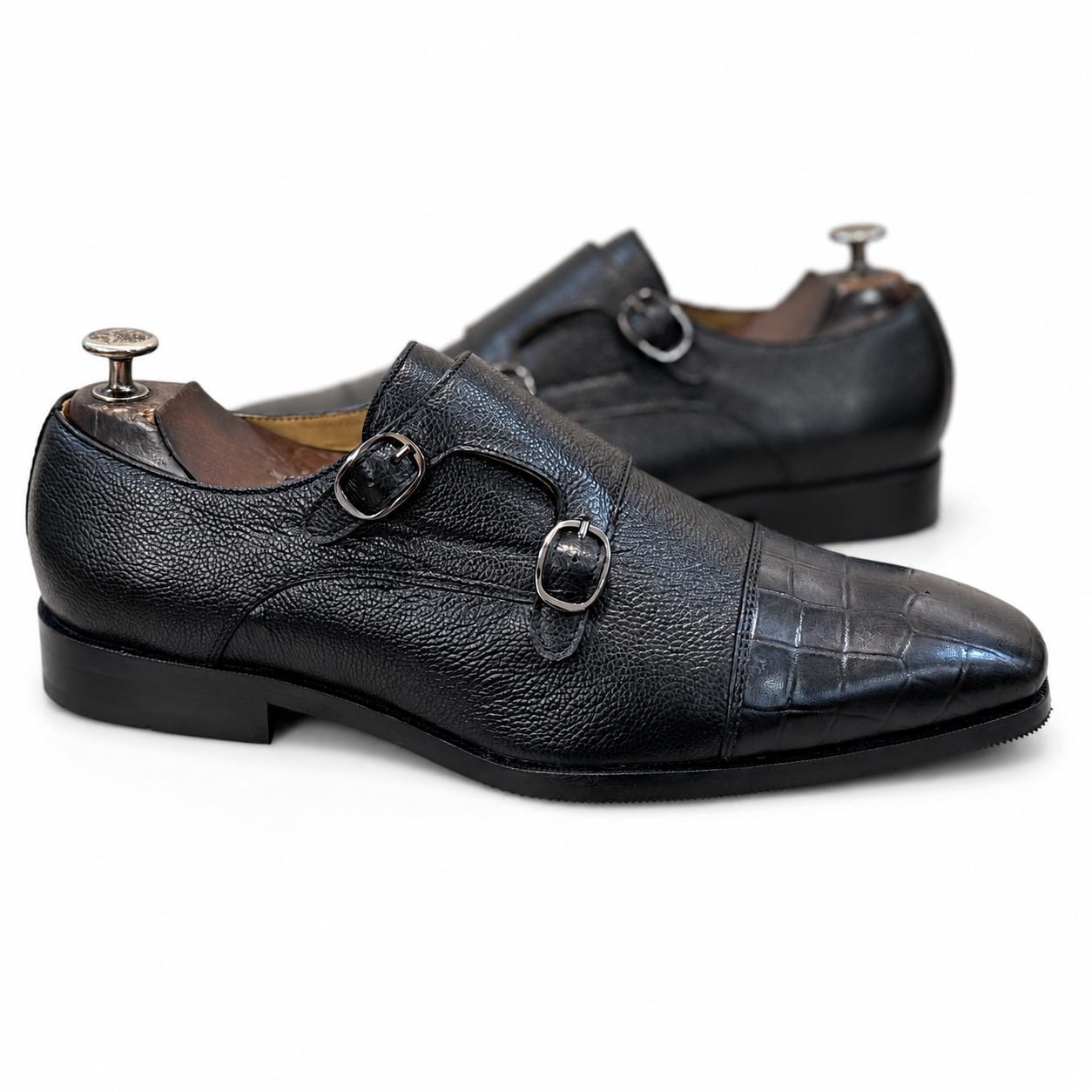 The Noir Croc Monarch Monk