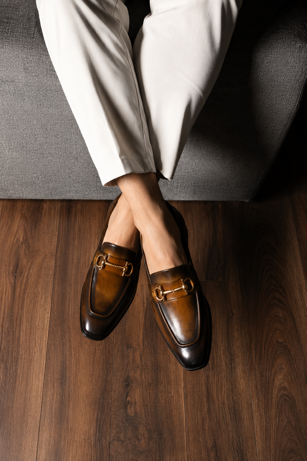 Horsebit Loafers Hand Finished
