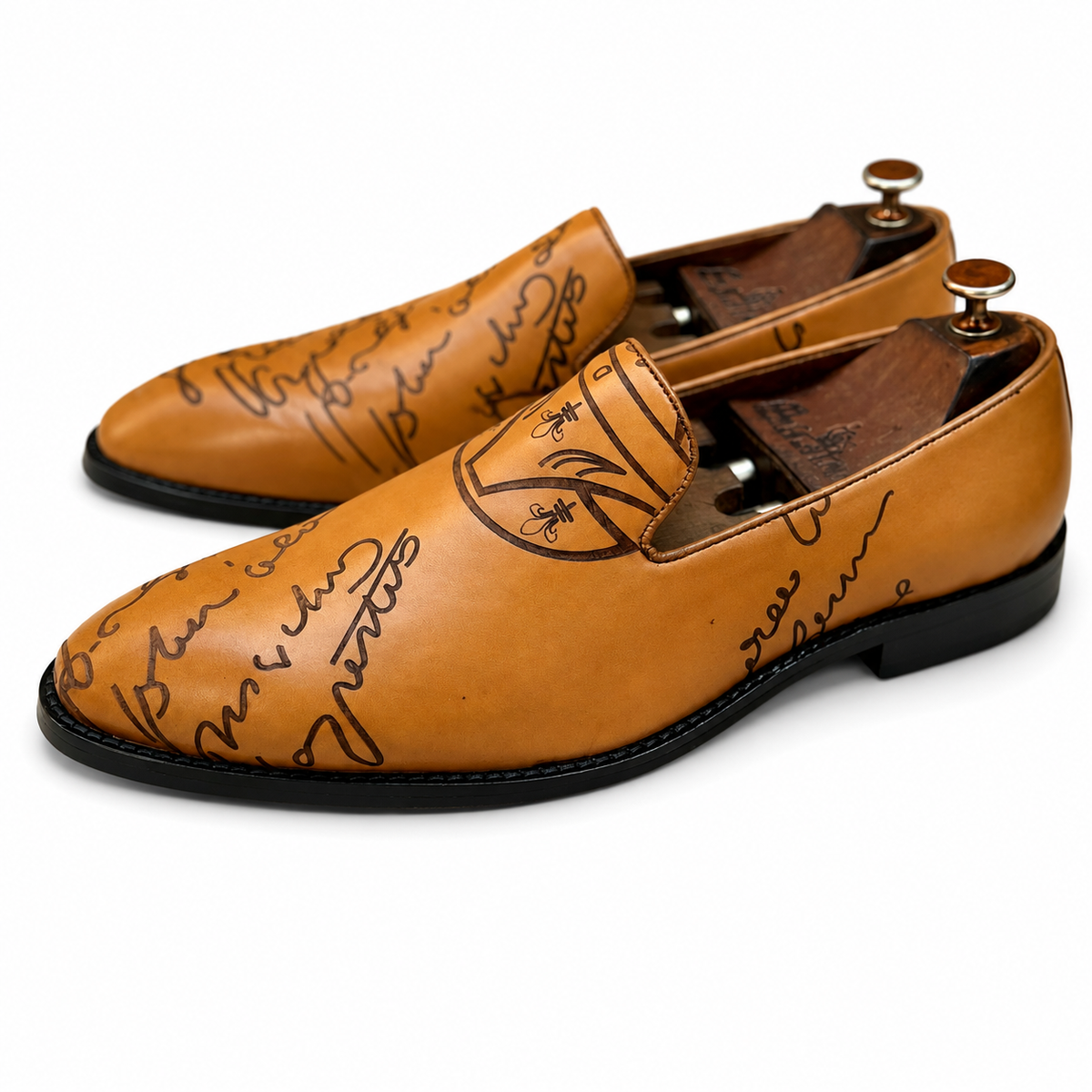 Tan Signature Loafers