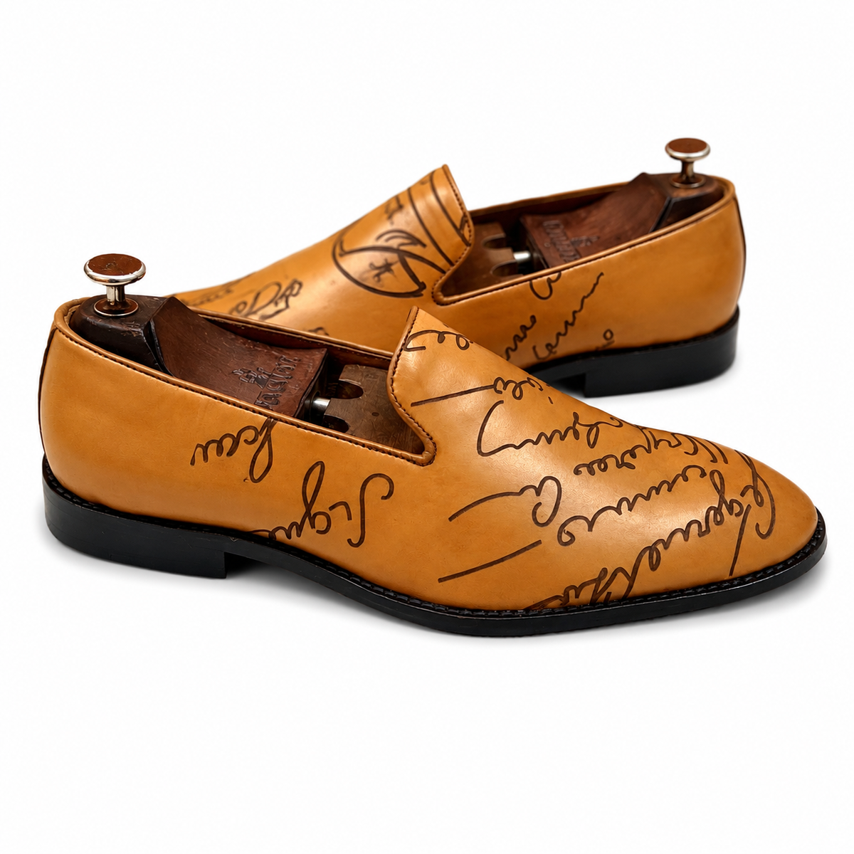 Tan Signature Loafers