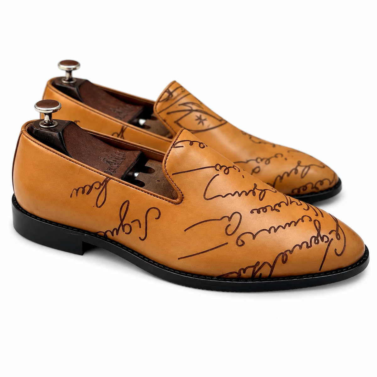 Tan Signature Loafers