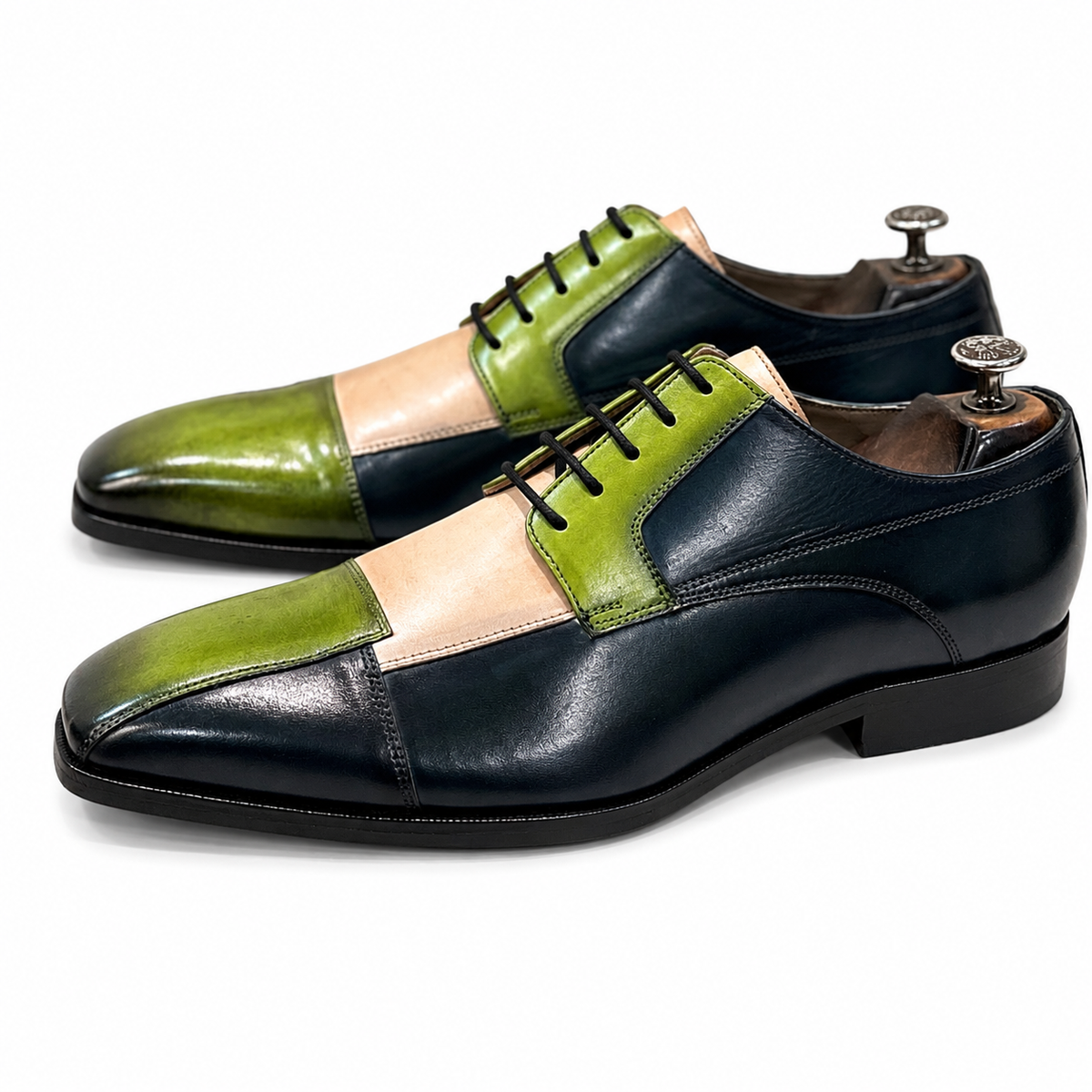 Verde Noir Spectator Oxfords