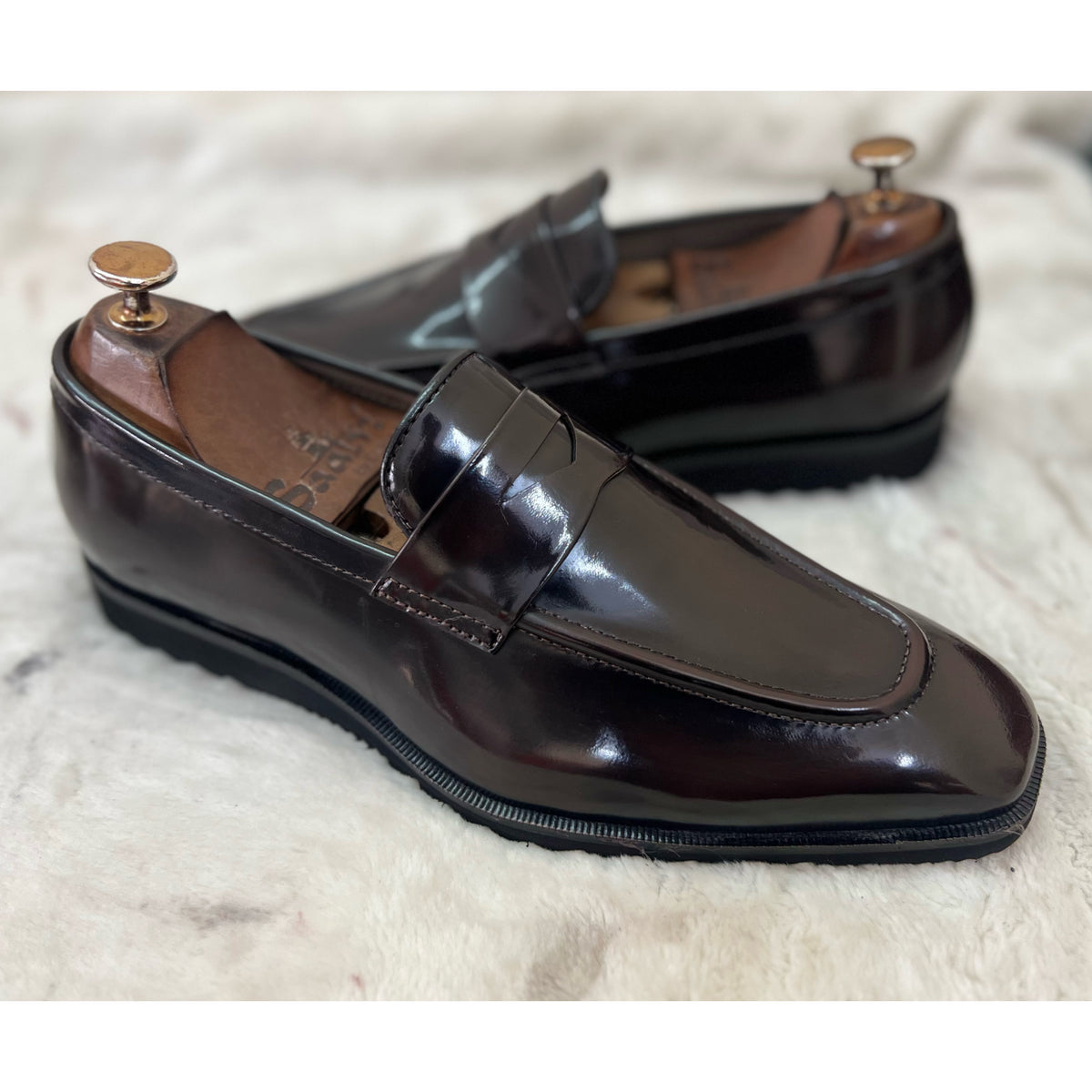 Black Penny Loafers