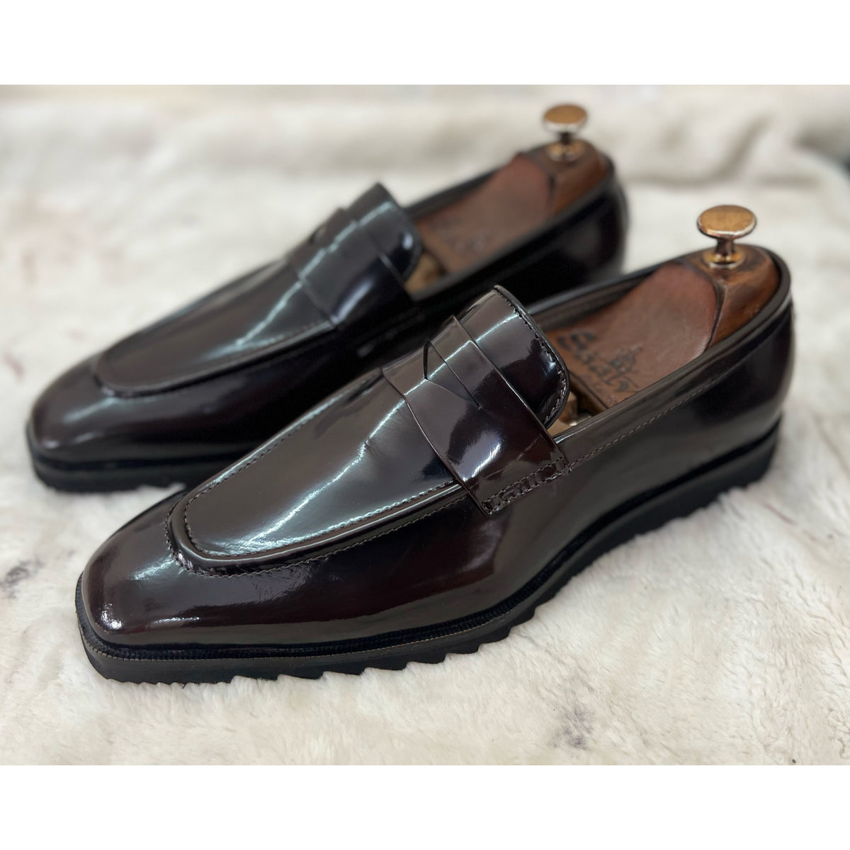 Black Penny Loafers