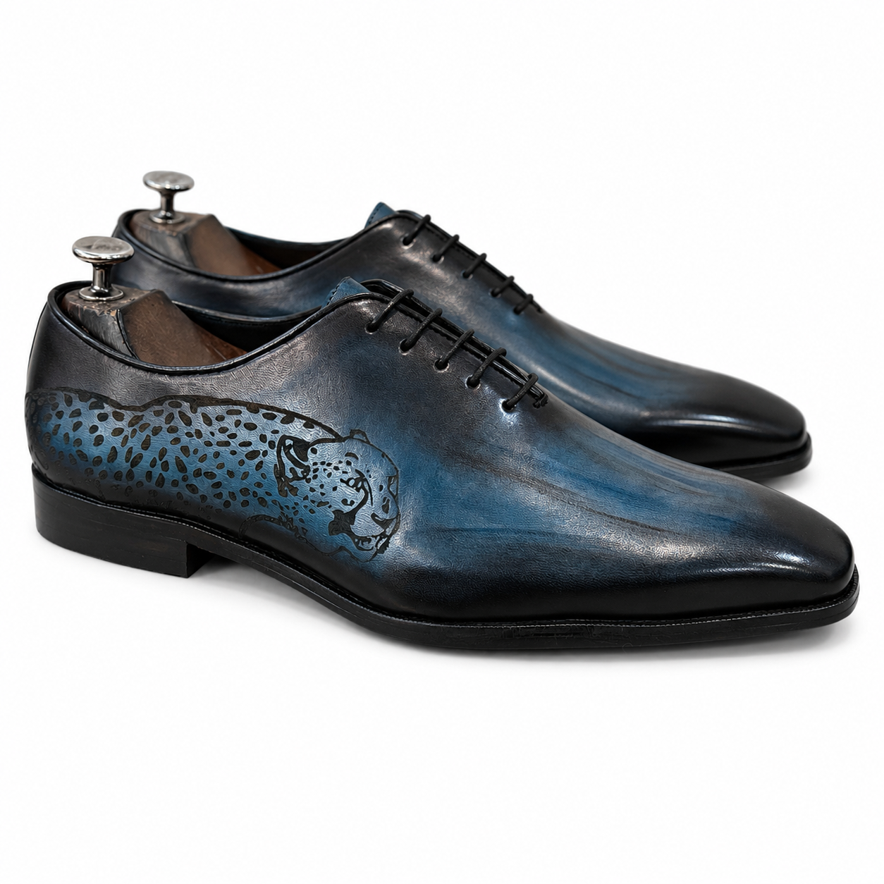 Blue Hand Patina Panther Oxford