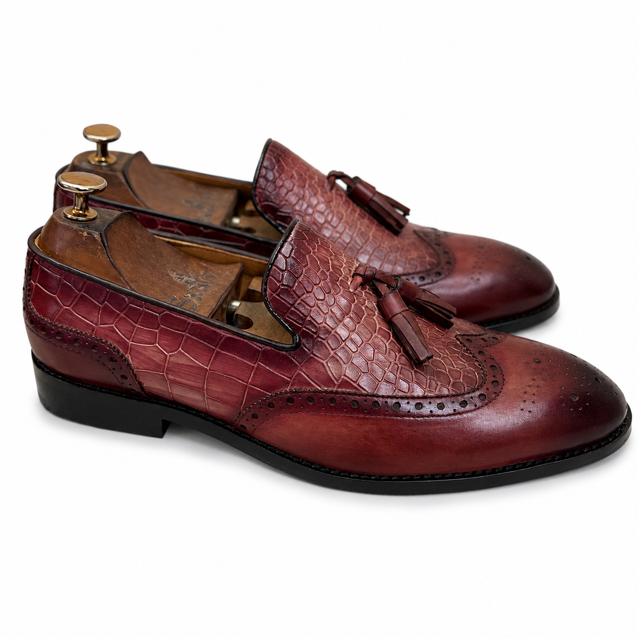 Bordeaux Regent Tassel Loafers