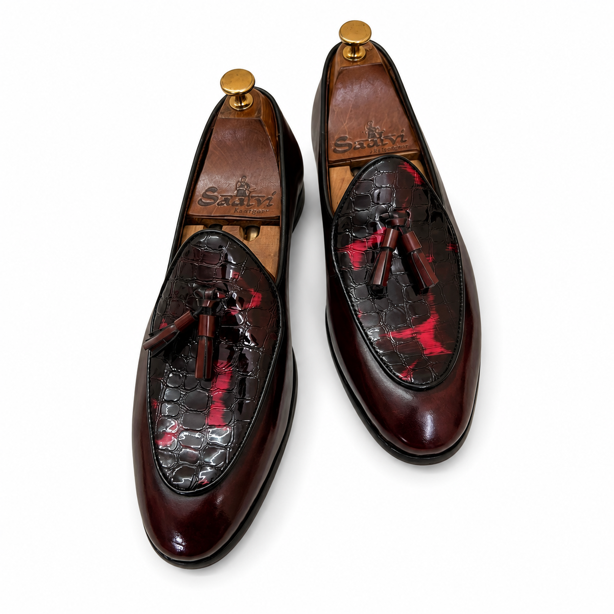 Belgian Loafers With Tassels | Bordo