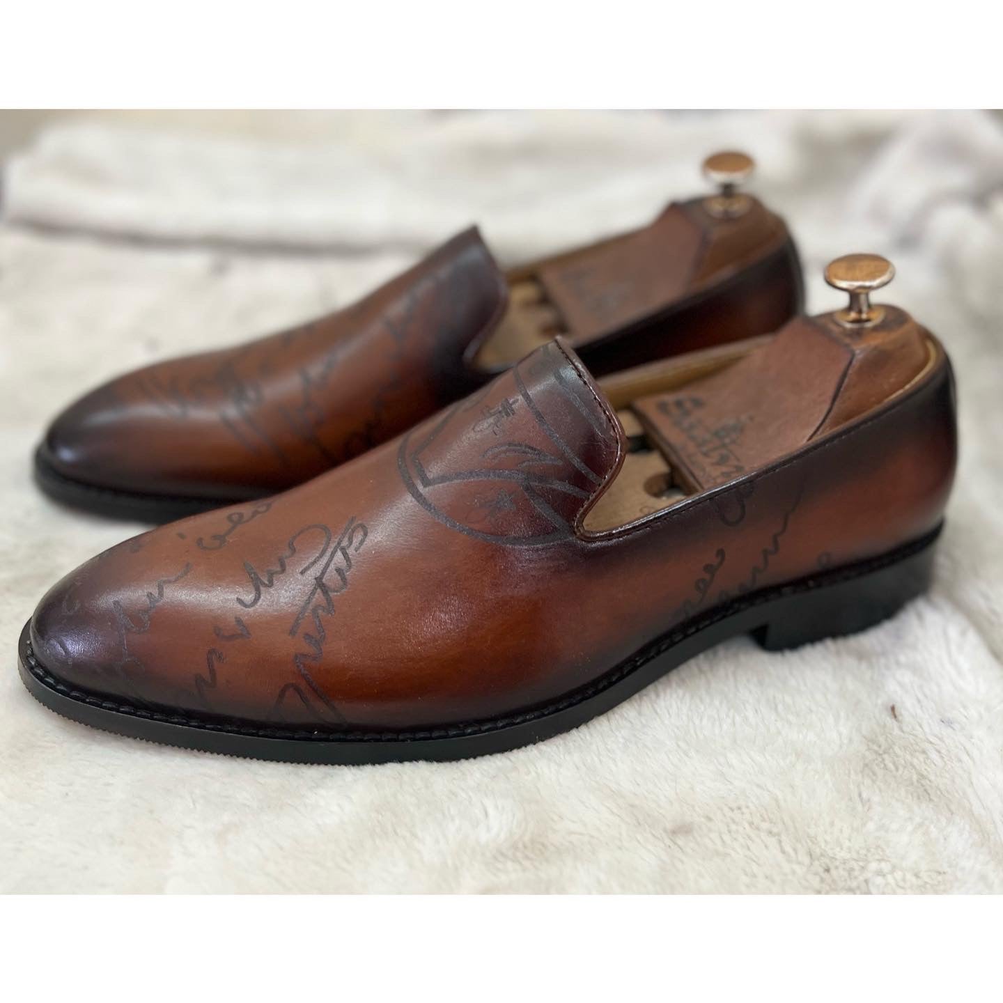 Signature Loafers Cognac